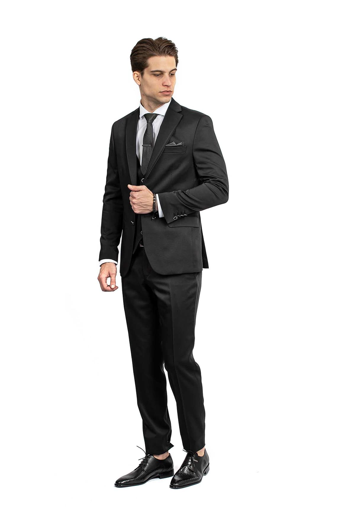 Men's Suits Fragosto Black