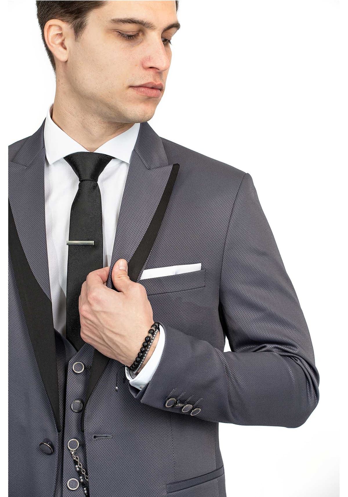 Men's Suits Fragosto Gray