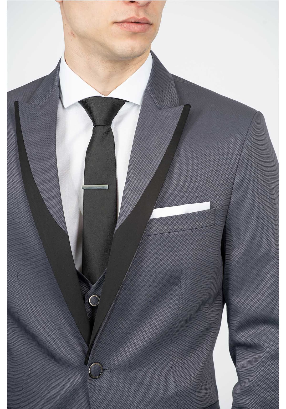 Men's Suits Fragosto Gray