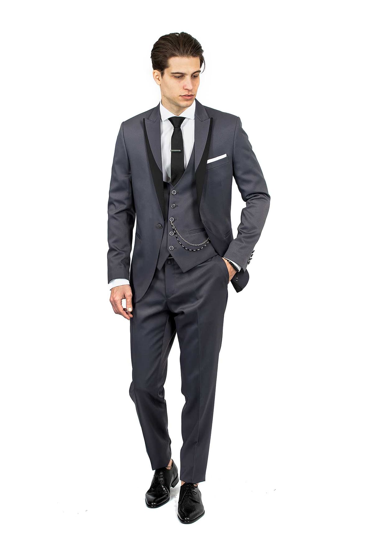 Men's Suits Fragosto Gray