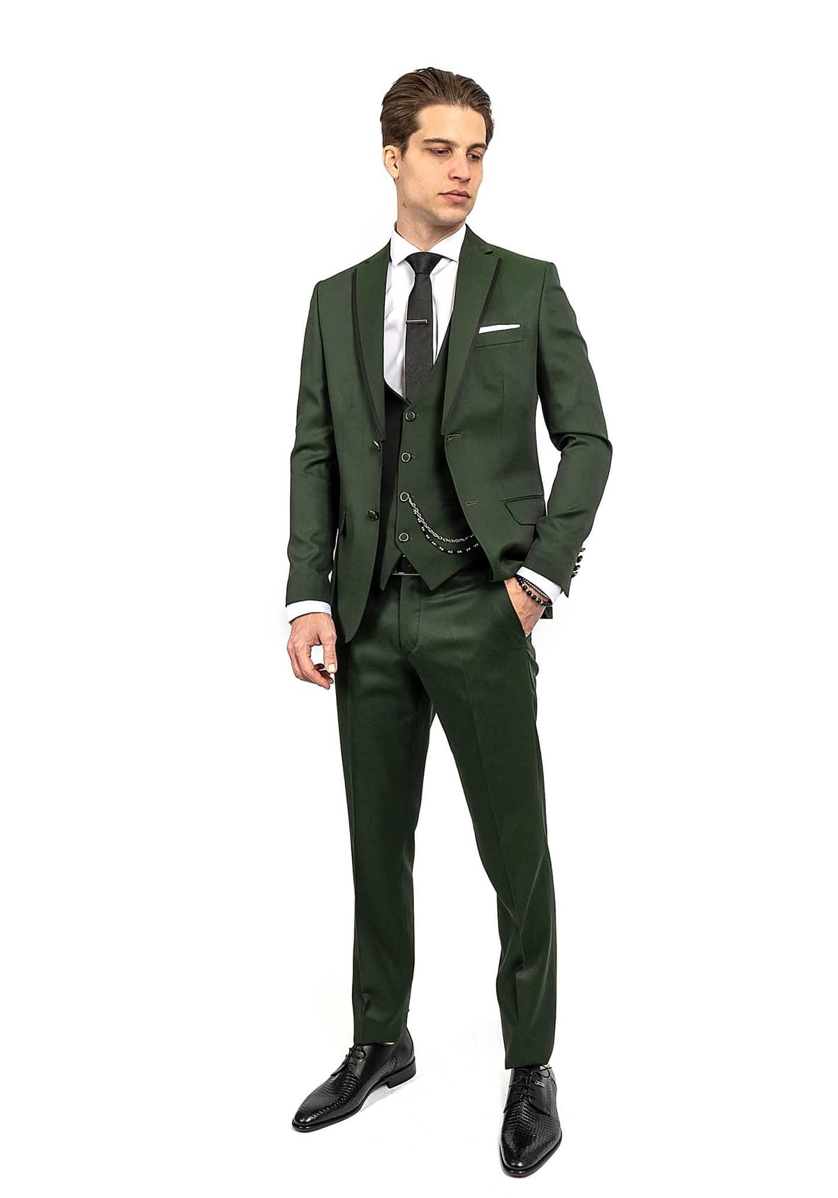 Men's Suits Fragosto Green