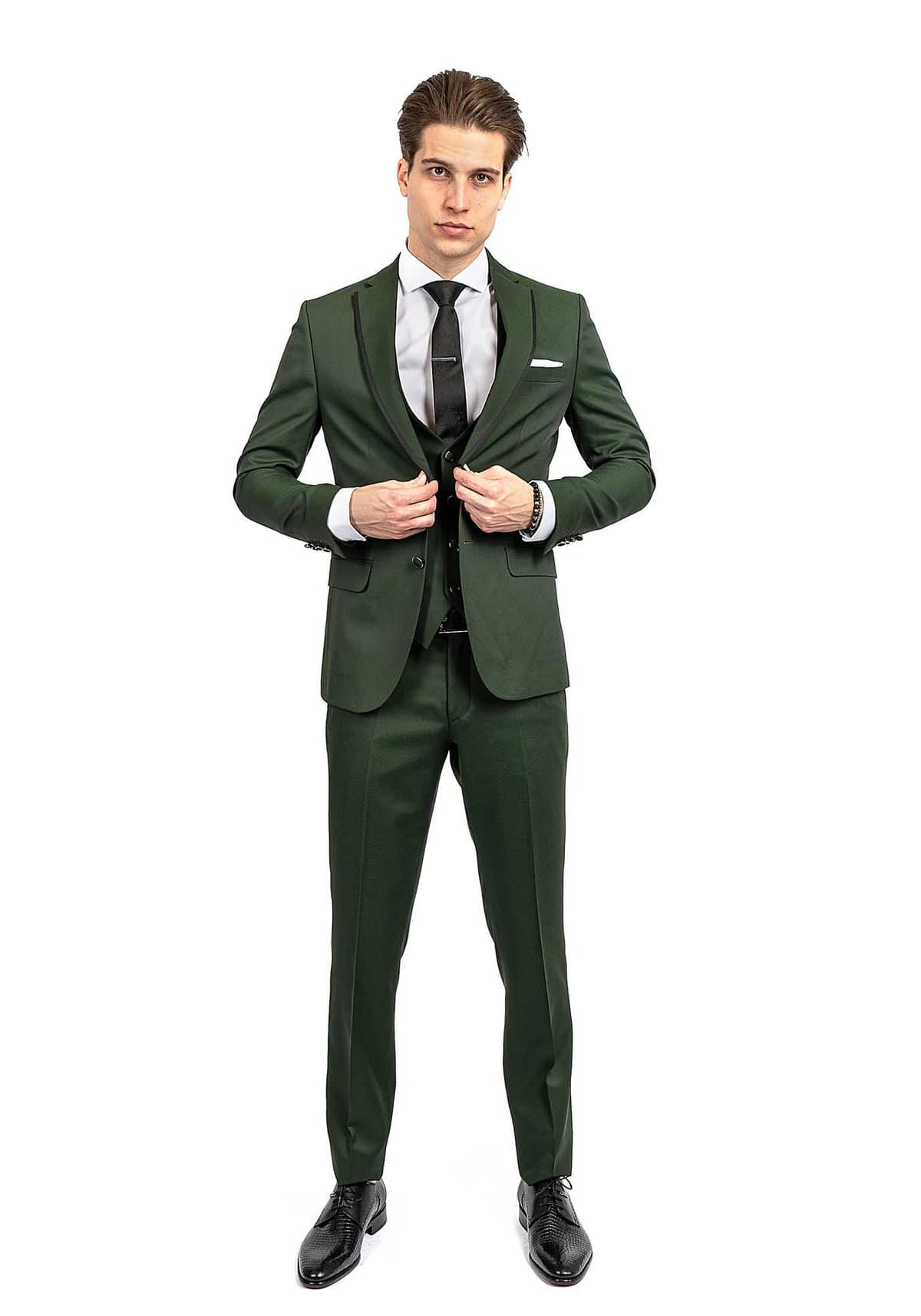 Men's Suits Fragosto Green