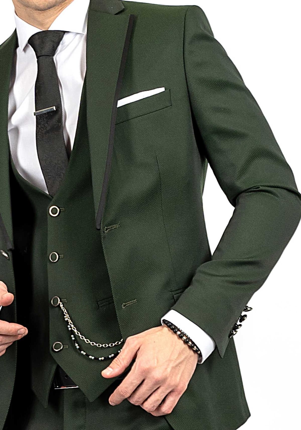 Men's Suits Fragosto Green