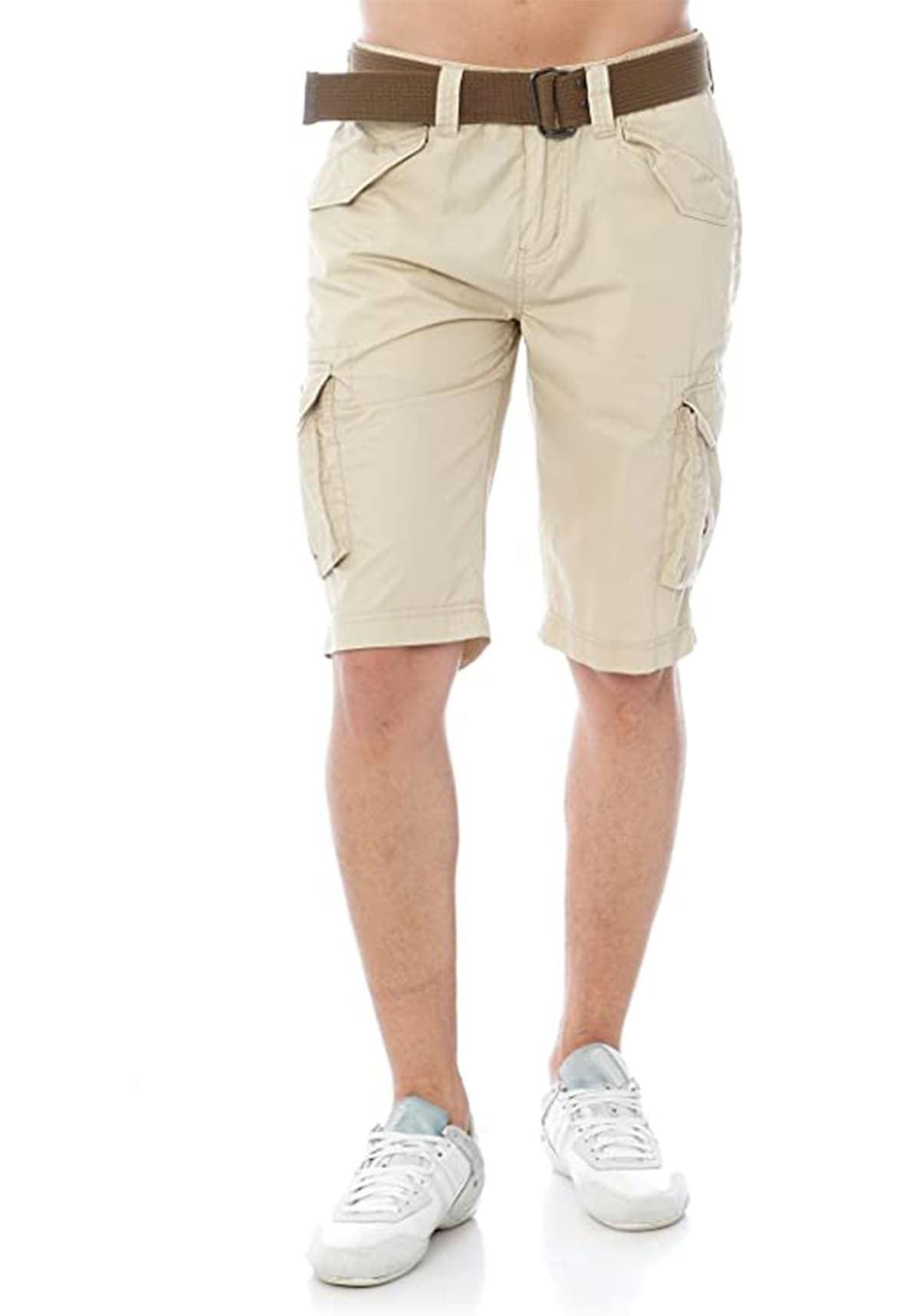 Men's Cargo Shorts Schott N.Y.C. Beige