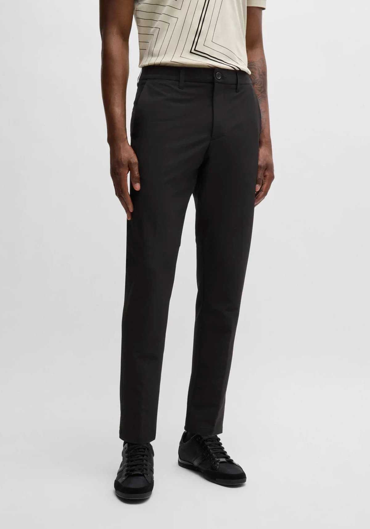 BOSS Υφασμάτινο Παντελόνι της σειράς Commuter