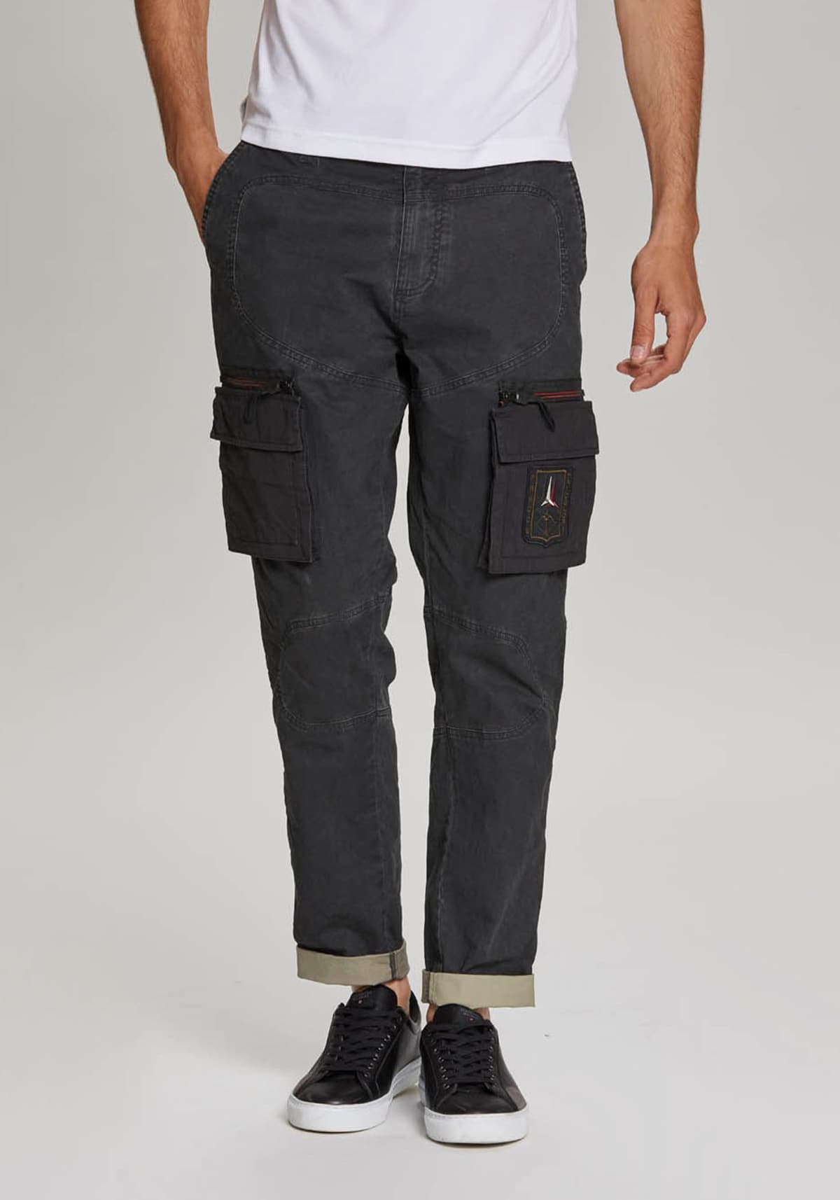 Men's Cargo Pants Aeronautica Militare Gray