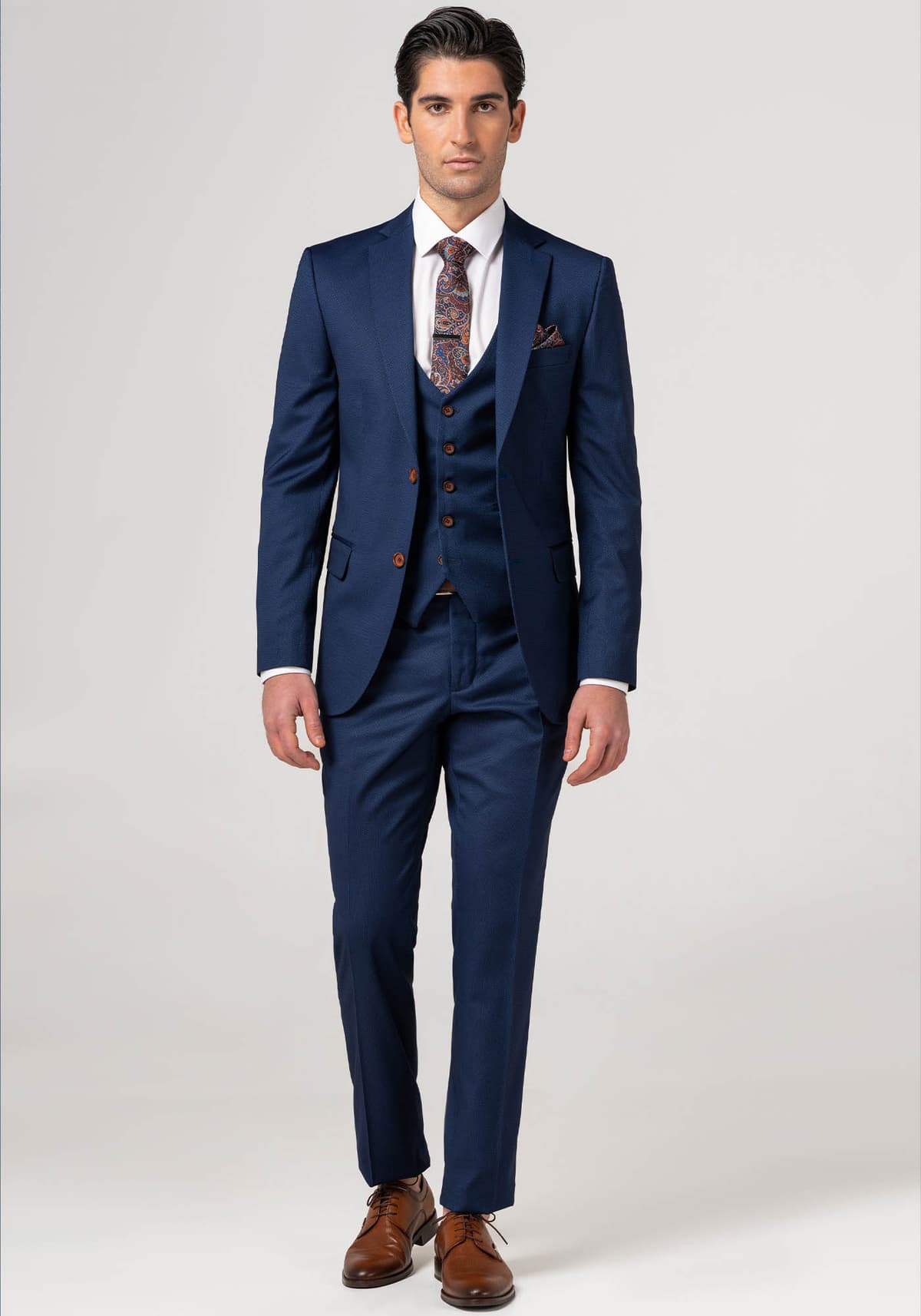 Men's Suits Fragosto Blue