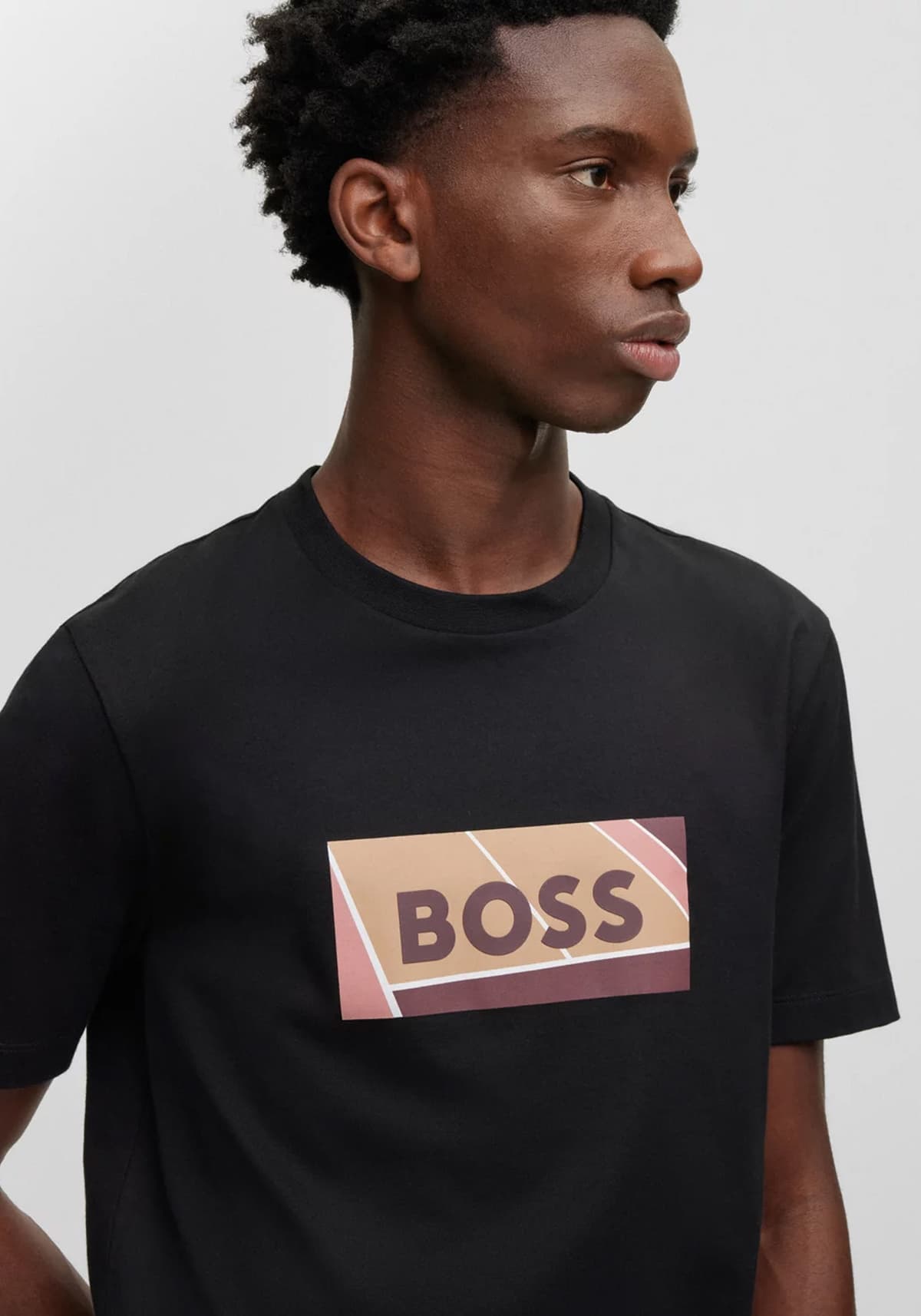 Men's T-Shirts Boss Black