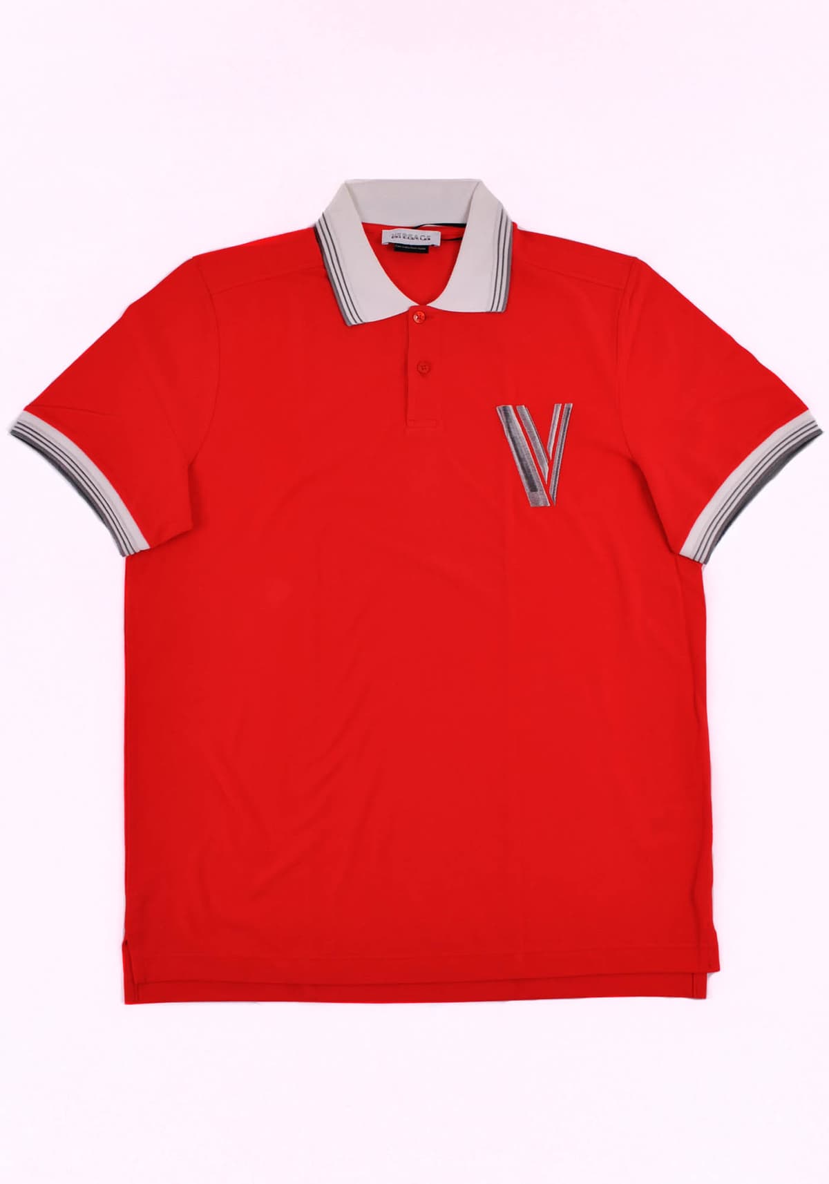 Men's Polo Shirts Versace Collection Red