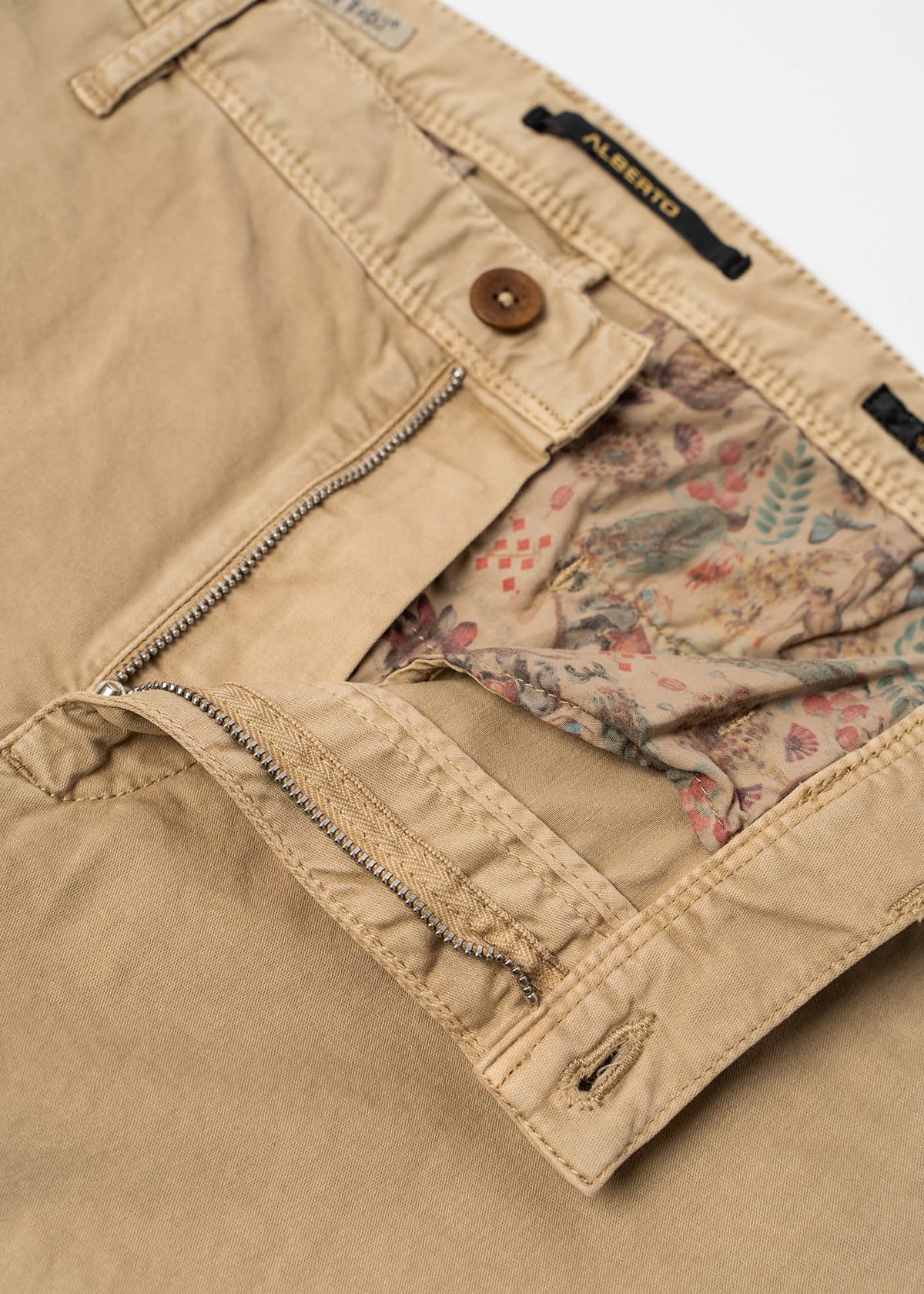 Men's Pants Alberto Beige