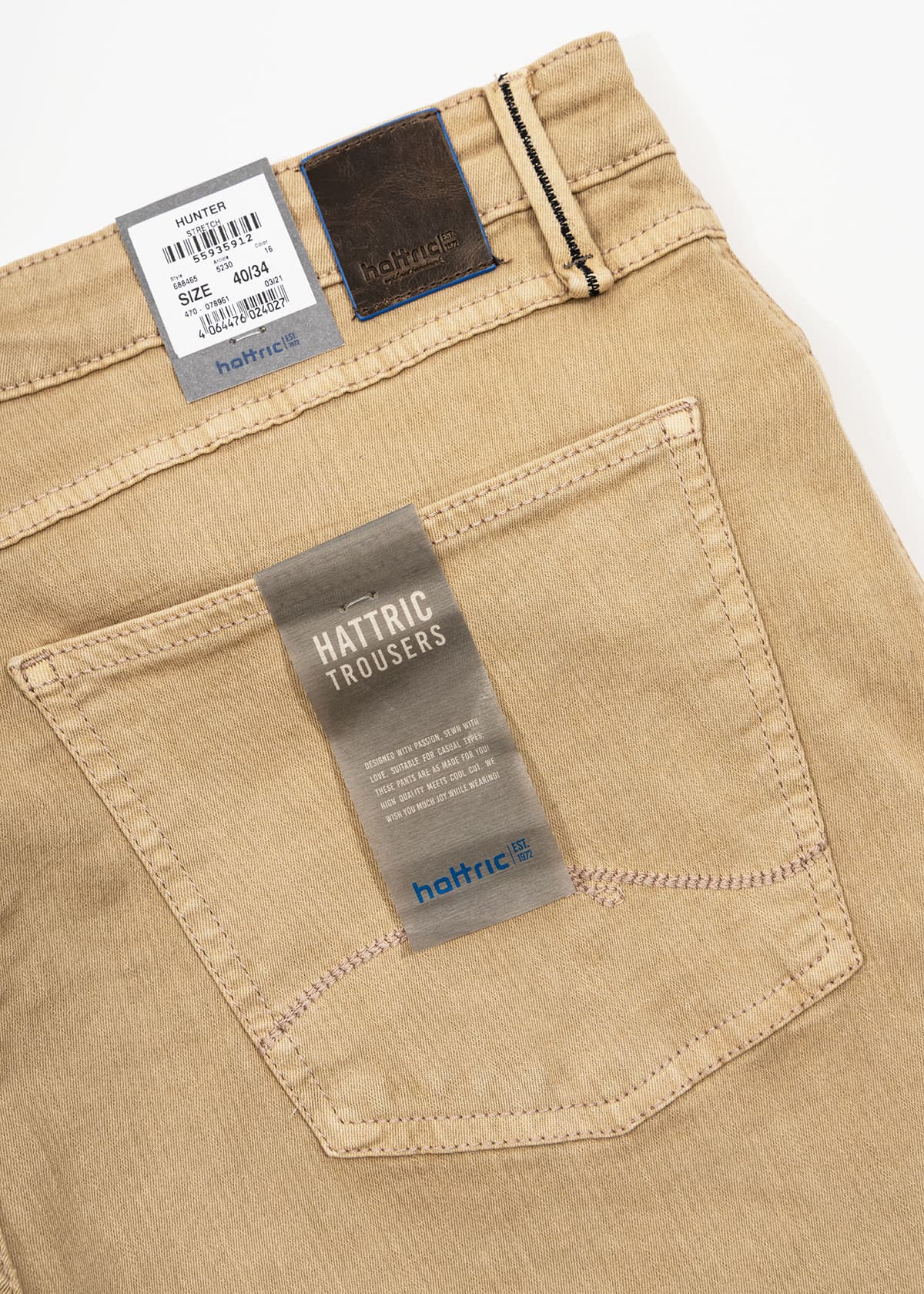 Men's Jeans Hattric Beige