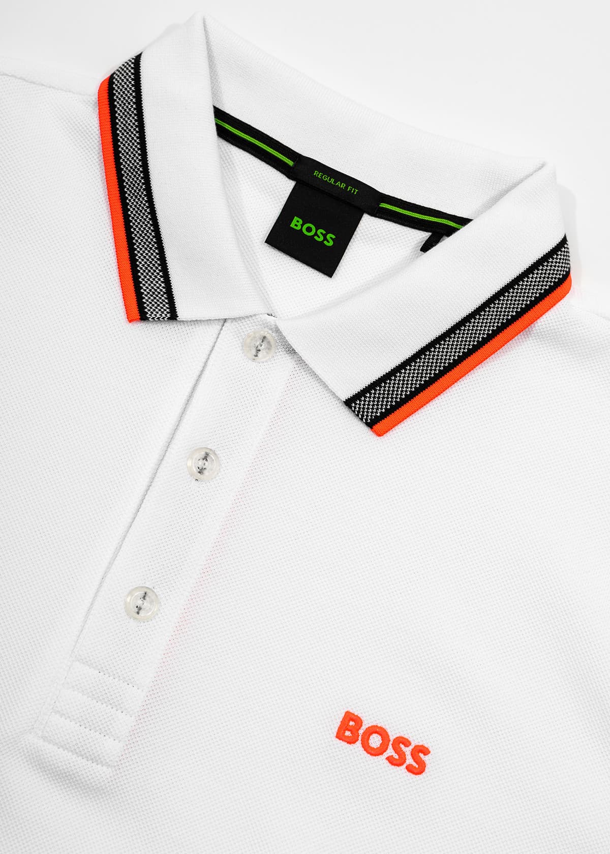 Men's Polo Shirts Boss White
