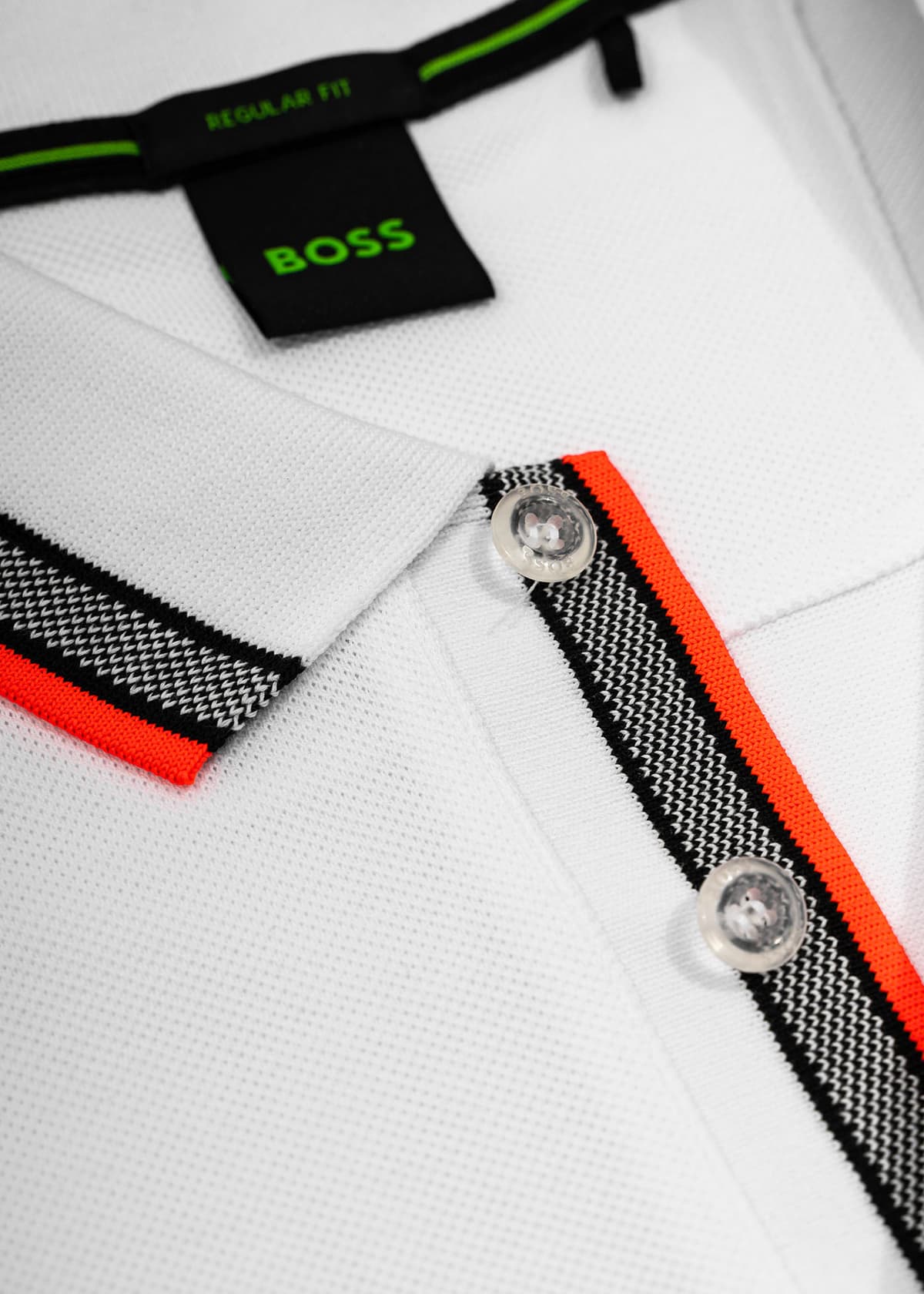 Men's Polo Shirts Boss White