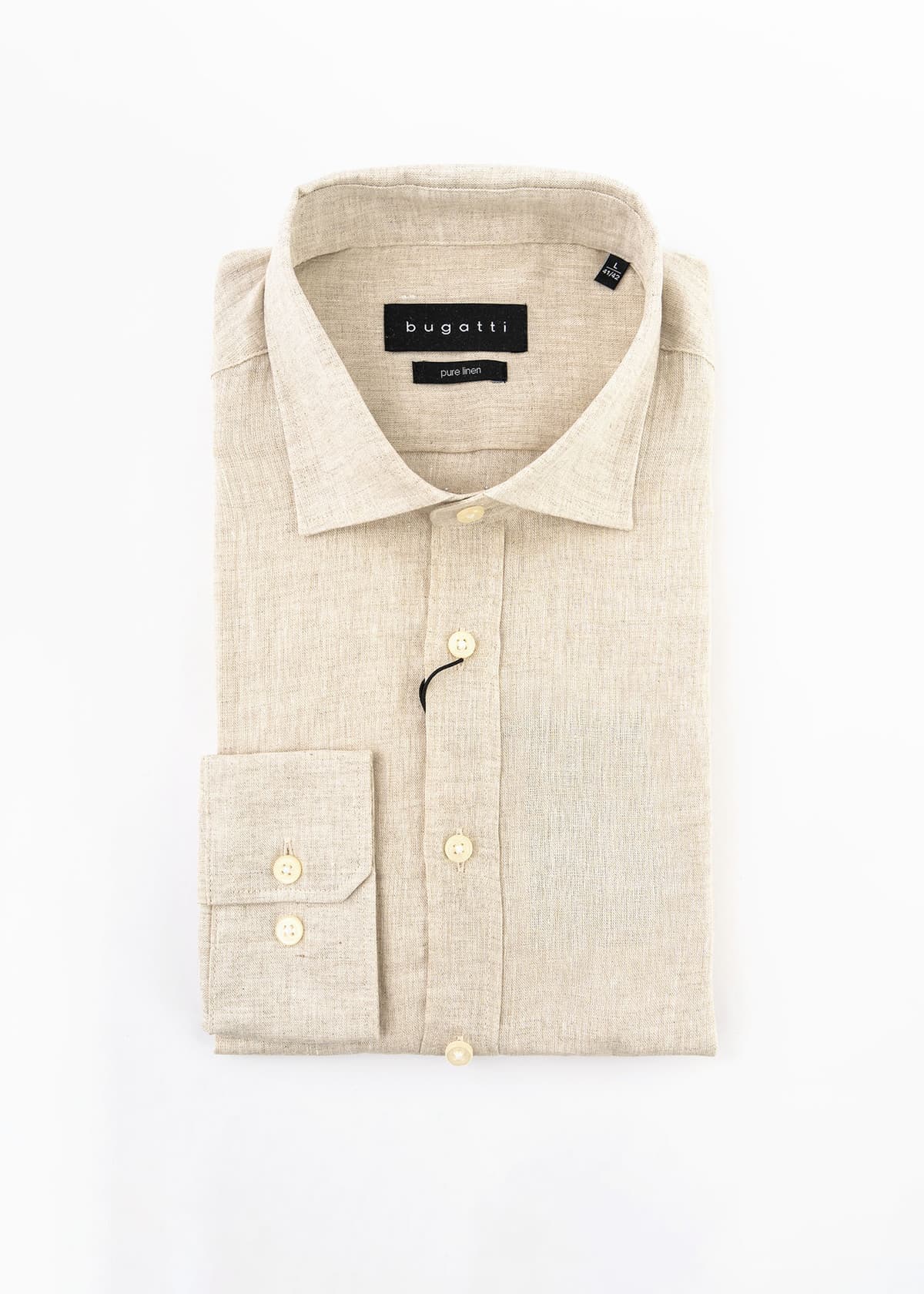 Men's Shirts Bugatti Sportswear White