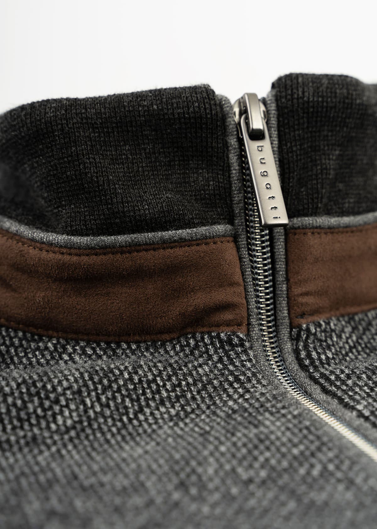 Men's Knitwear Bugatti Sportswear Gray