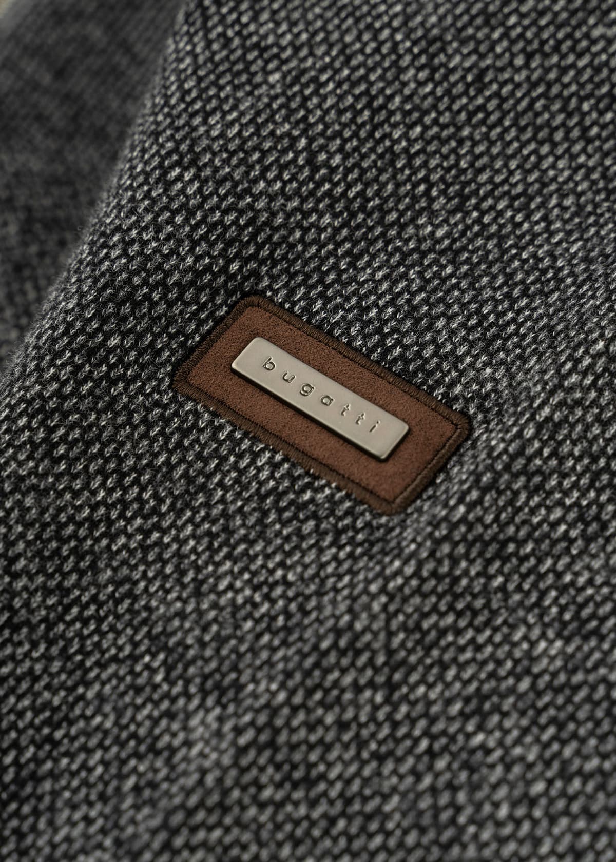 Men's Knitwear Bugatti Sportswear Gray