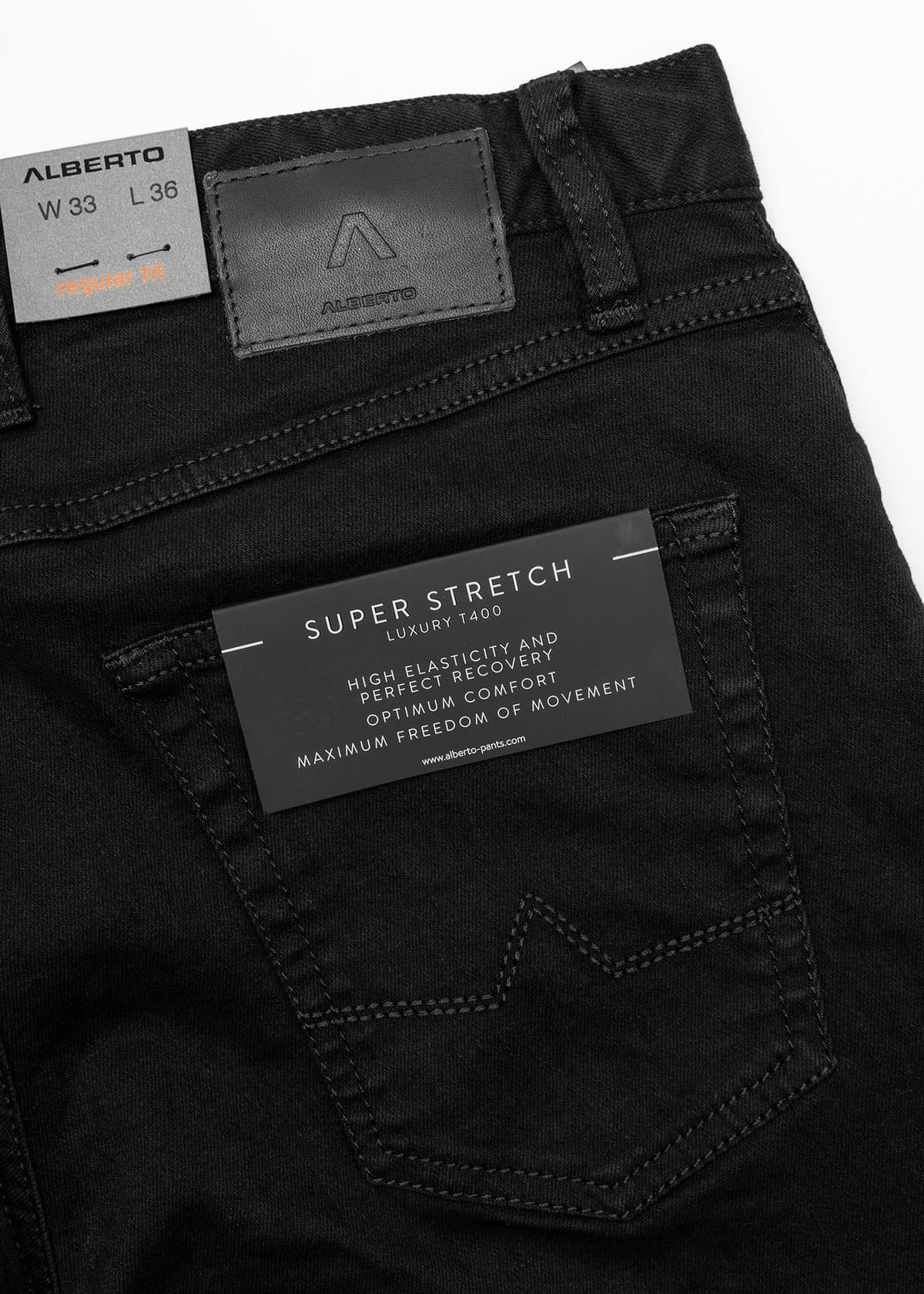 Men's Jeans Alberto Black