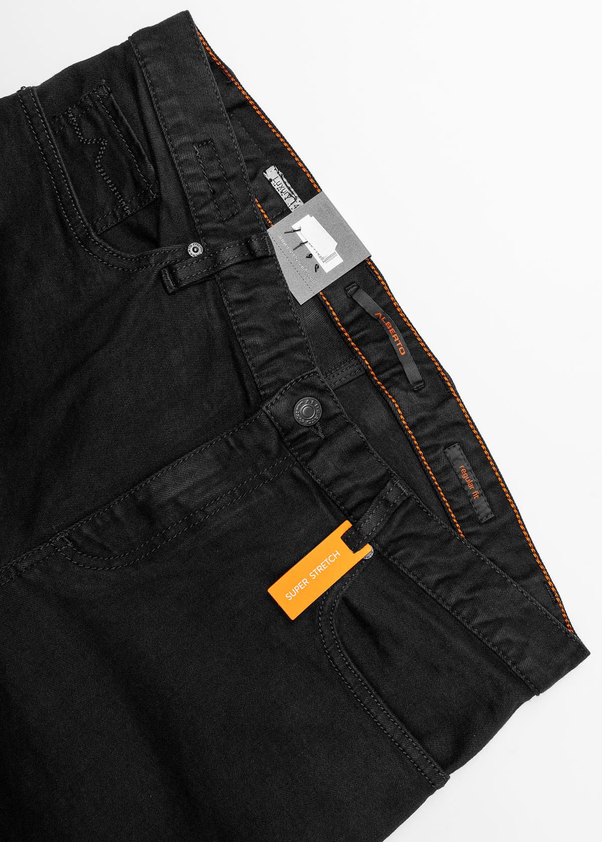 Men's Jeans Alberto Black