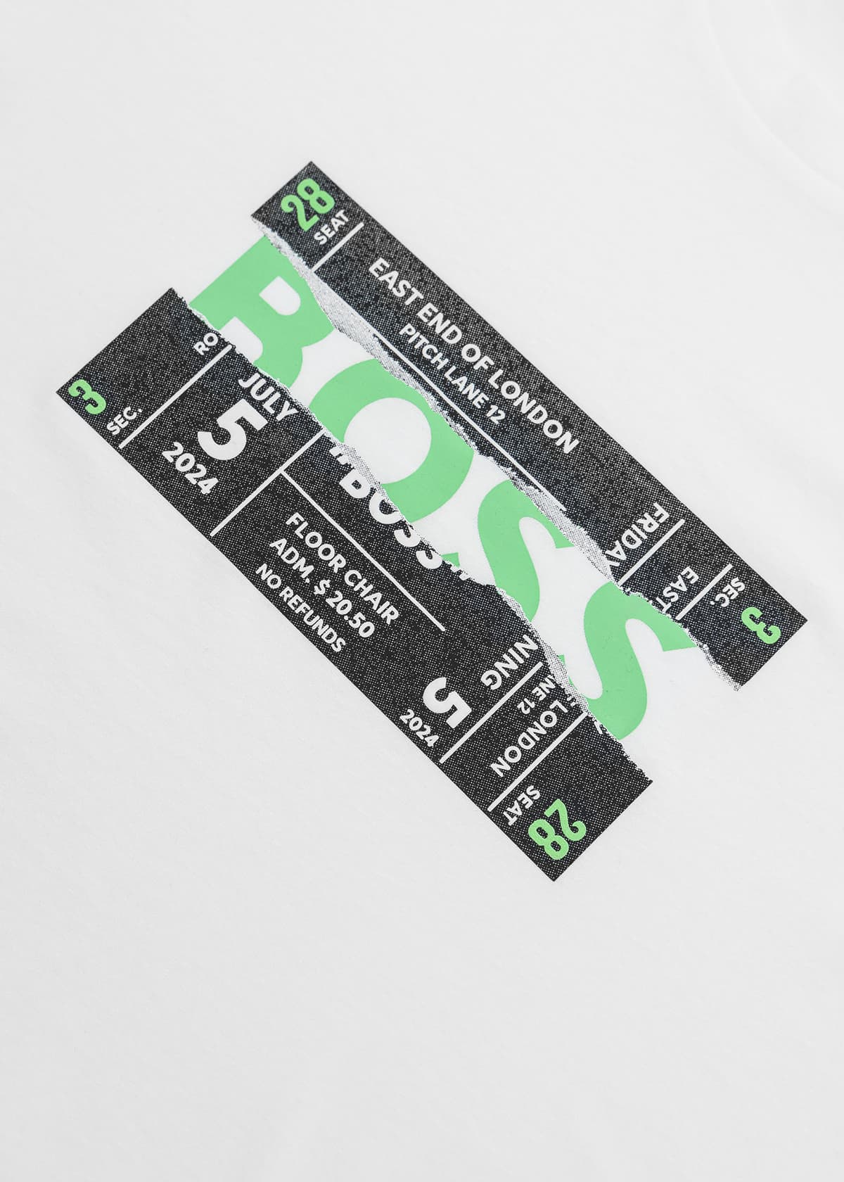 Men's T-Shirts Boss White