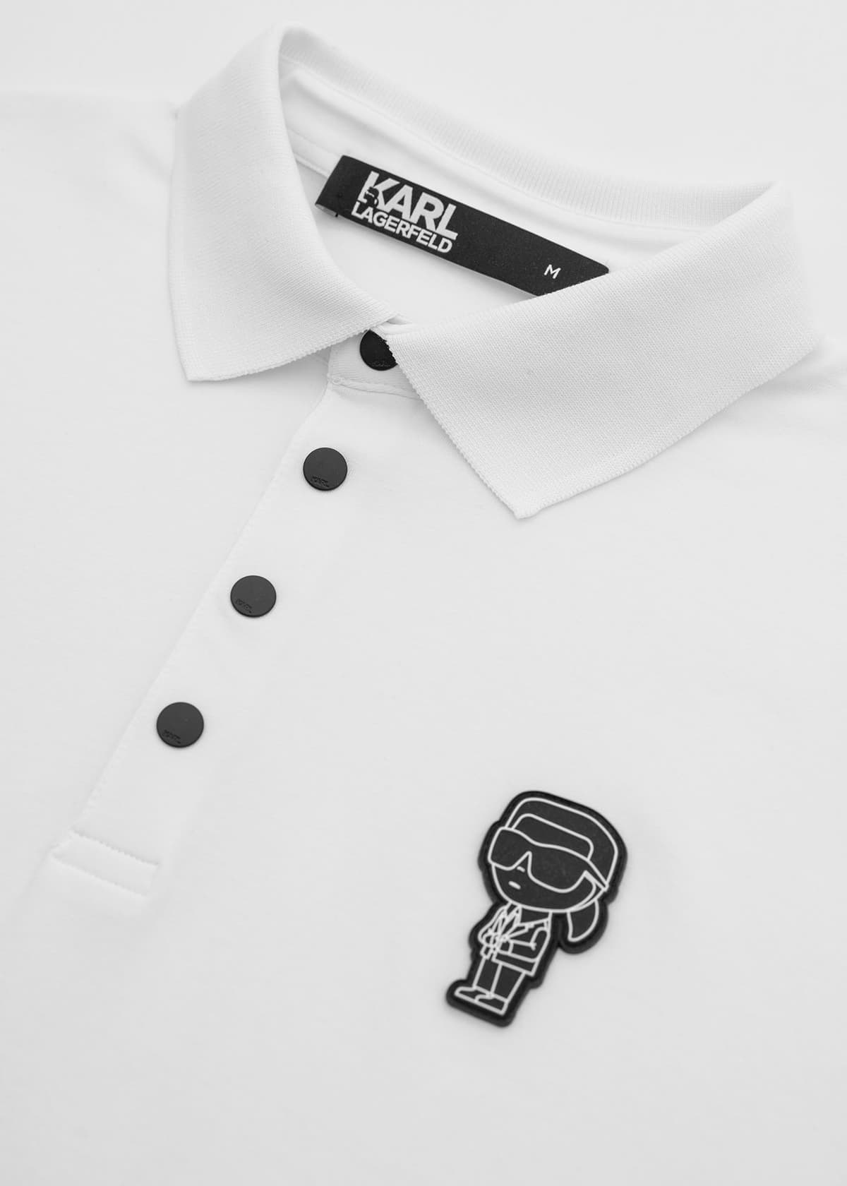 Men's Polo Shirts Karl Lagerfeld White