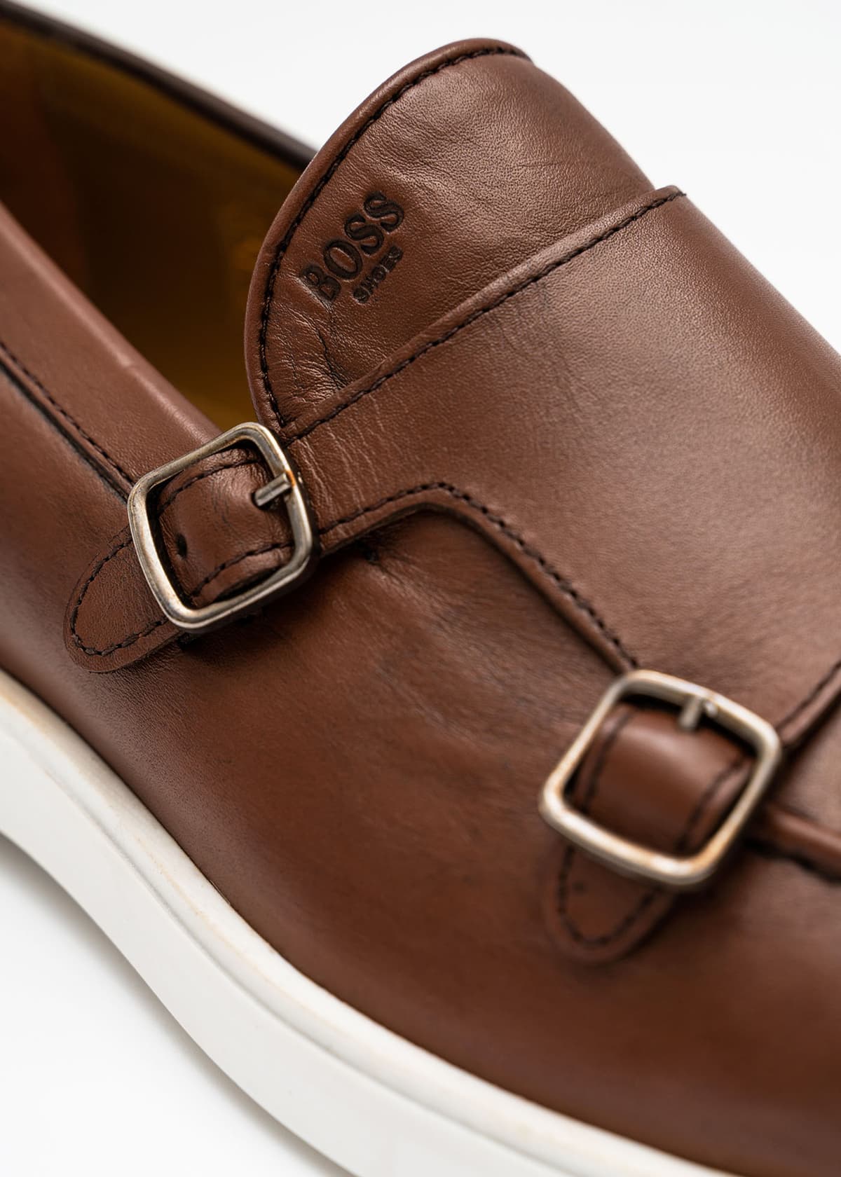 Men's Loafers Boss Shoes Brown