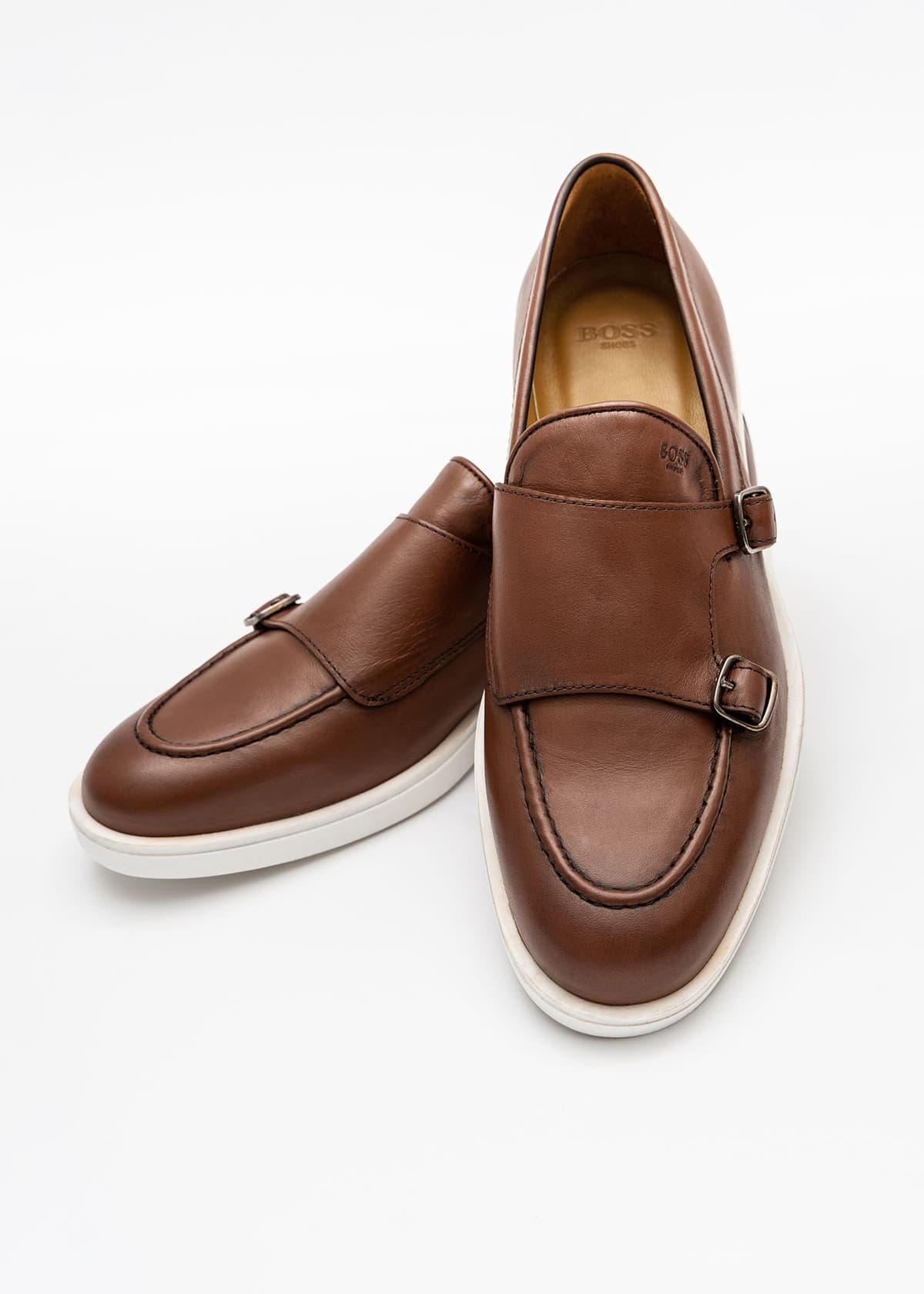 Men's Loafers Boss Shoes Brown