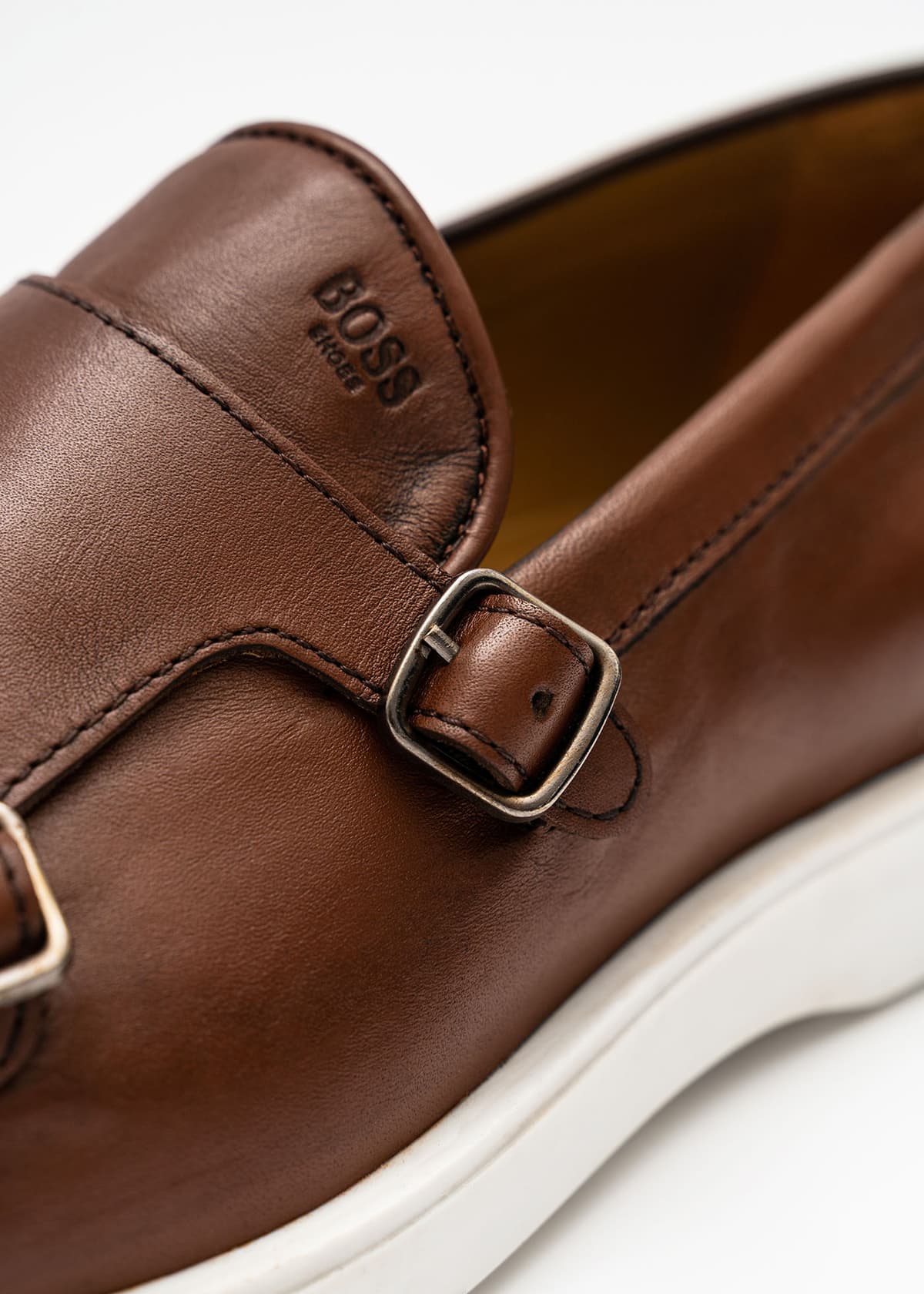 Men's Loafers Boss Shoes Brown