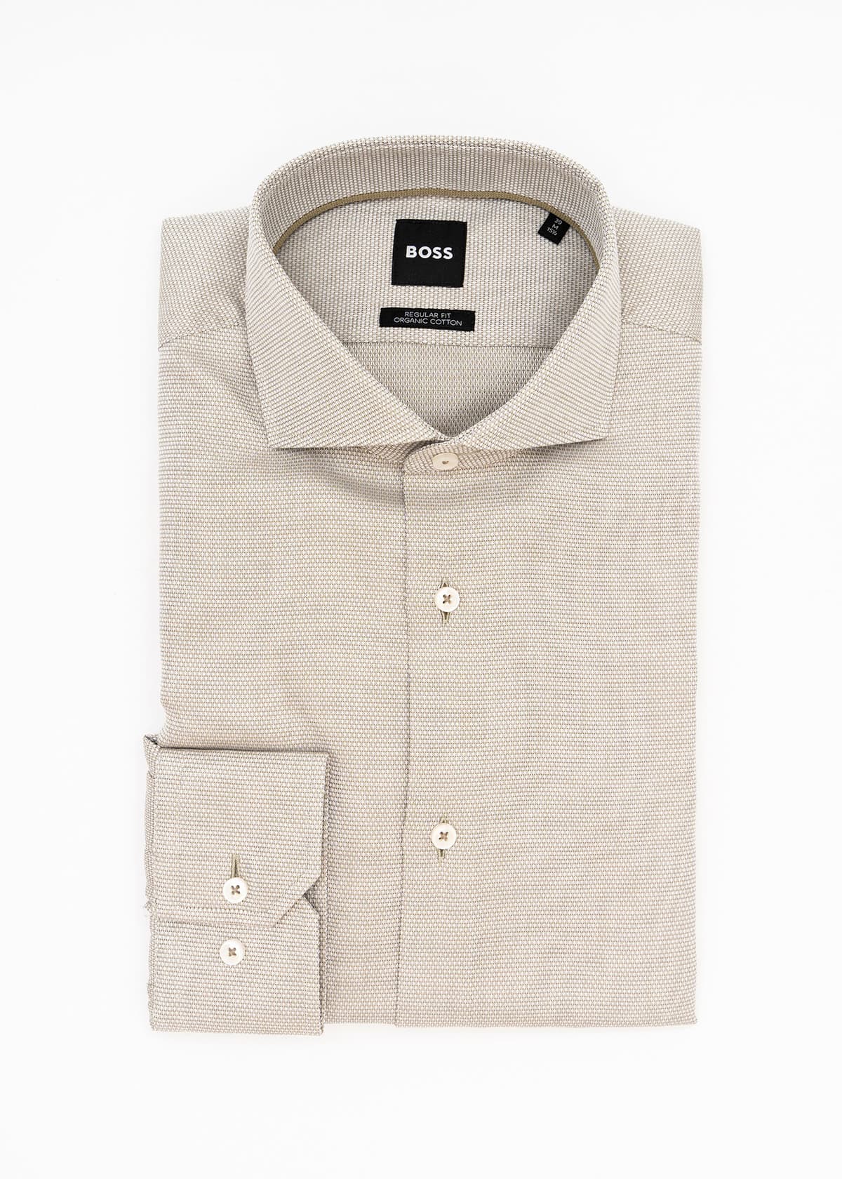 Men's Shirts Boss Khaki