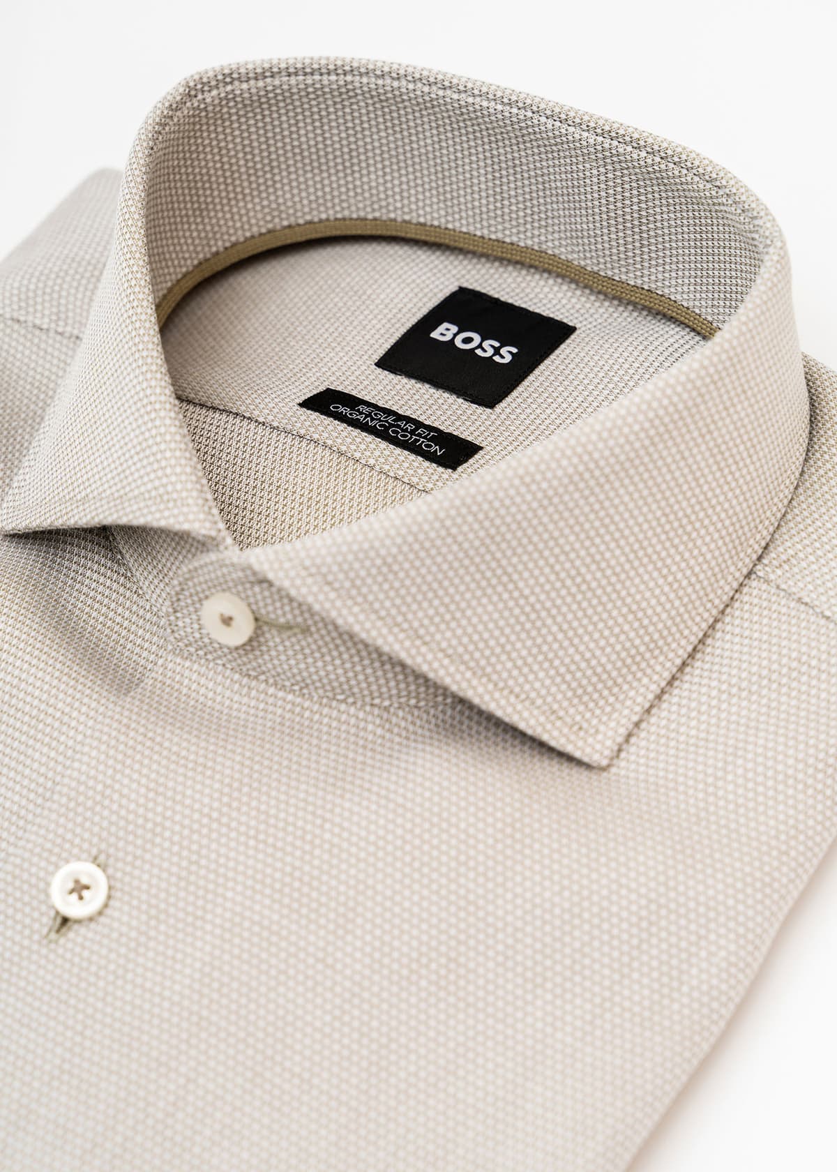 Men's Shirts Boss Beige