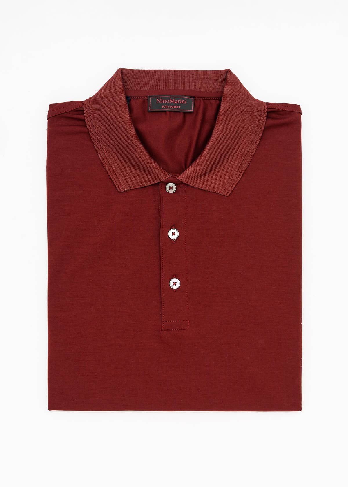 Men's Polo Shirts Nino Marini Bordeaux