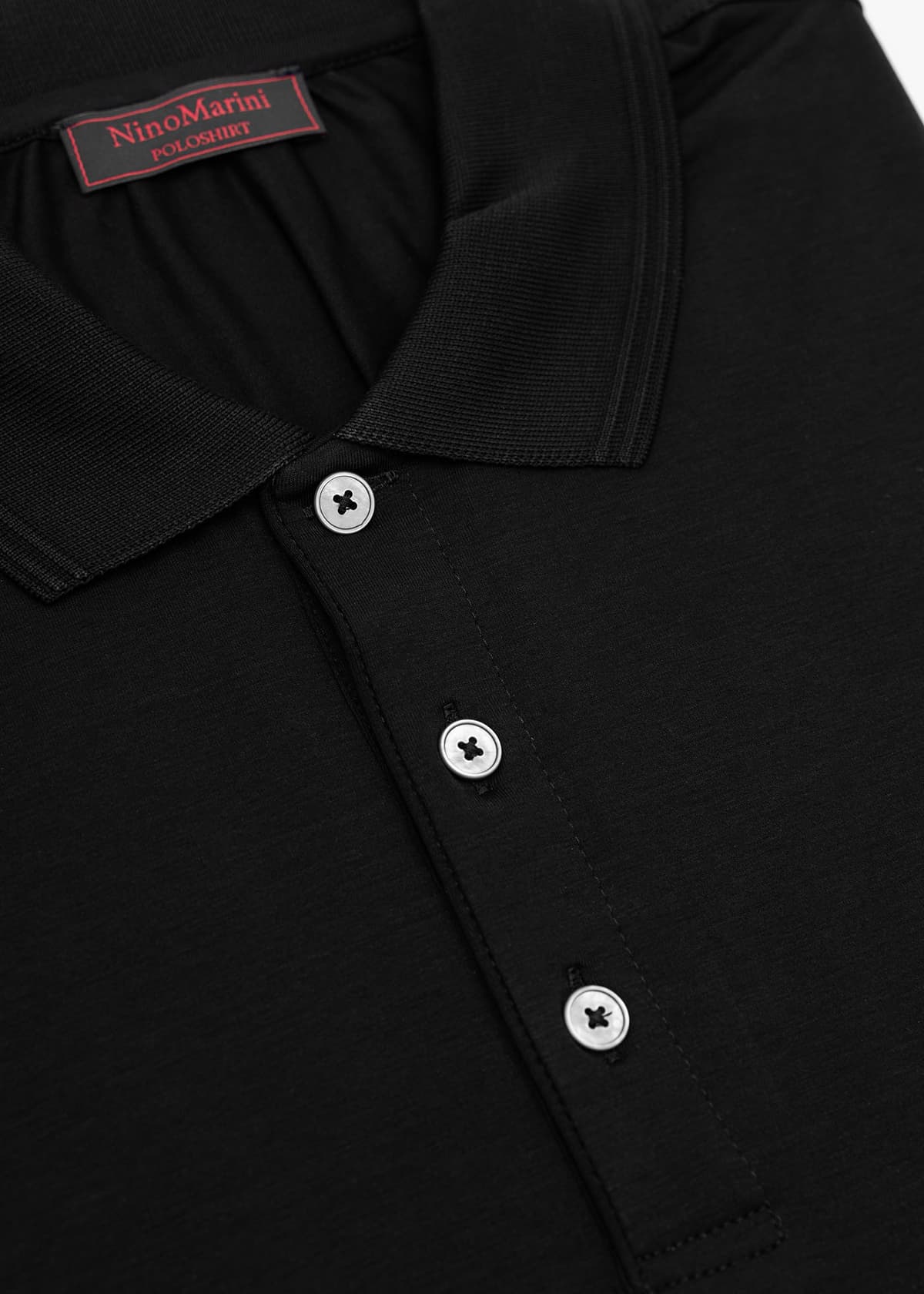 Men's Polo Shirts Nino Marini Black