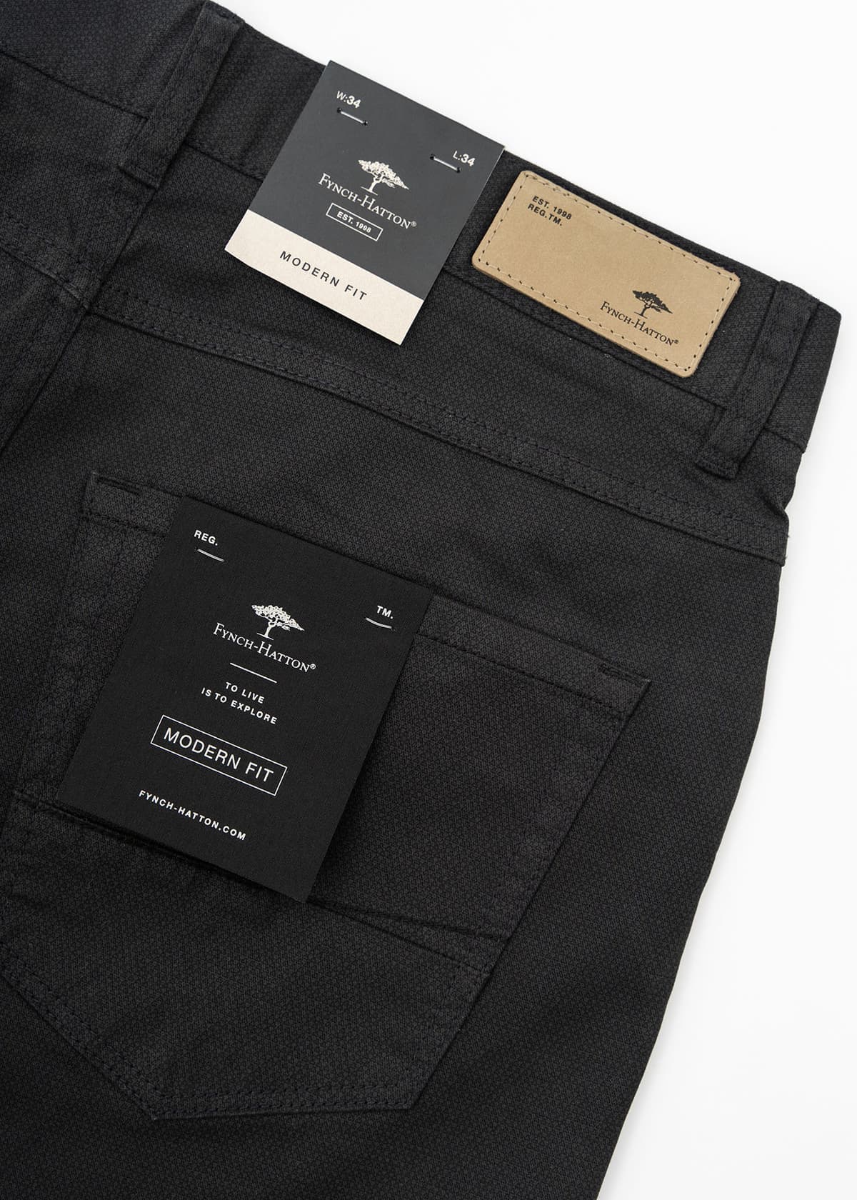 Men's Pants Fynch Hatton Gray