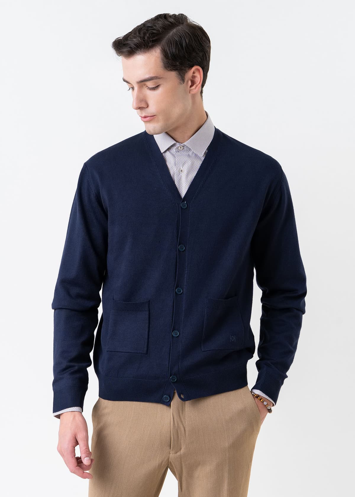 Men's Cardigans Hamaki-Ho Blue