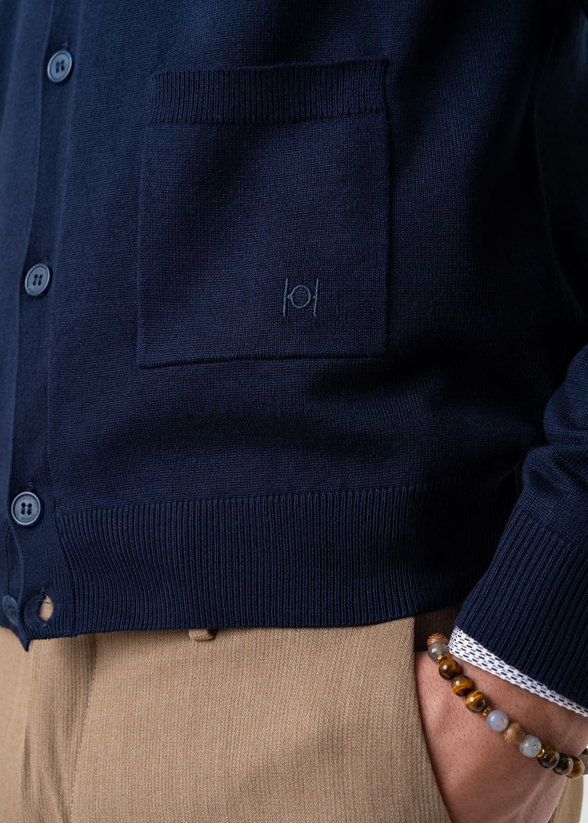 Men's Cardigans Hamaki-Ho Blue