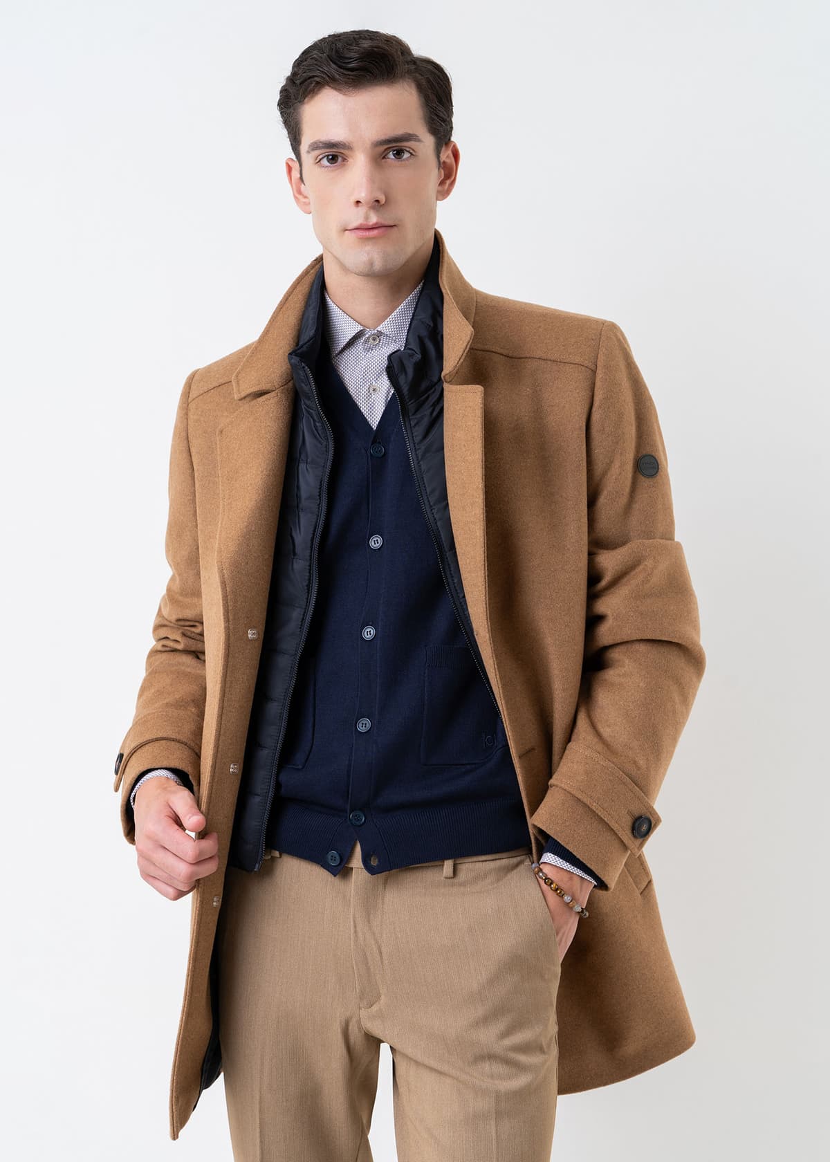 Men's Jackets Fynch Hatton Brown