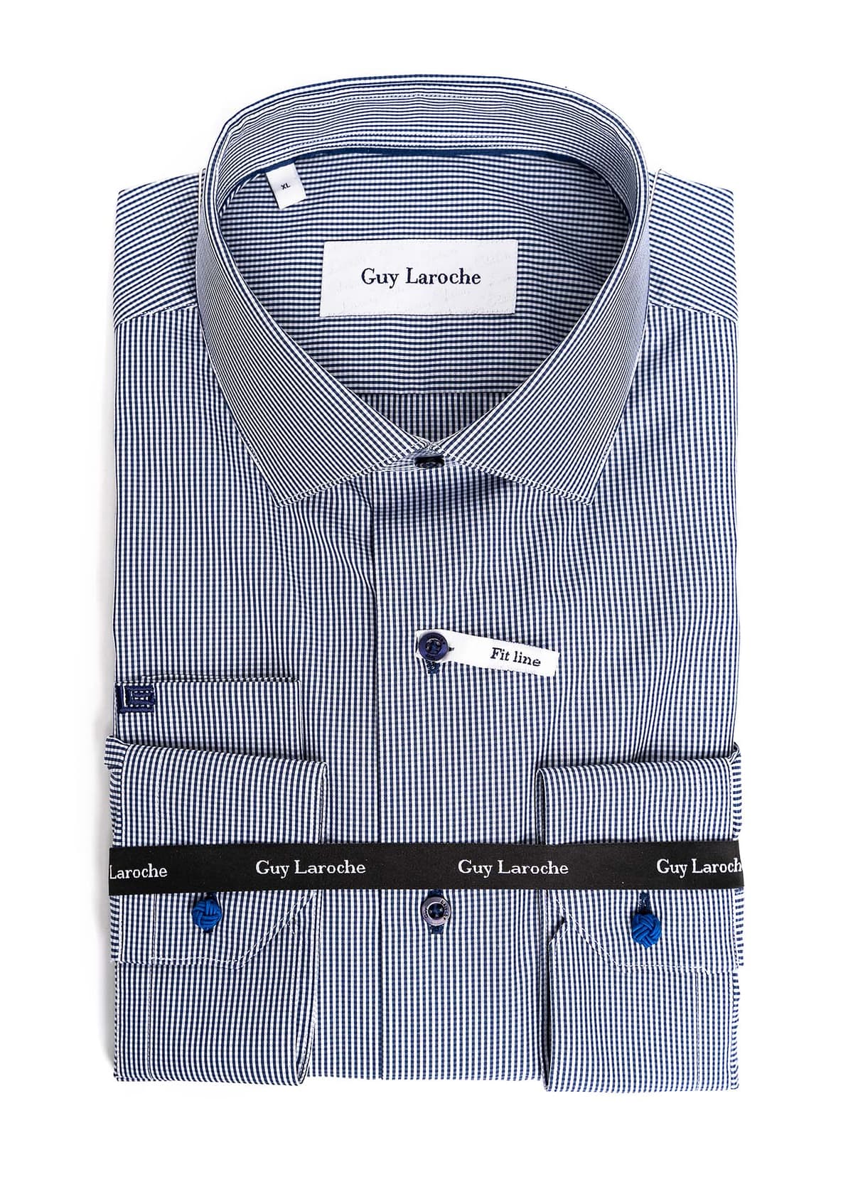 Guy Laroche Πουκάμισο της σειράς Fit Line - GL0828772 01 Blue
