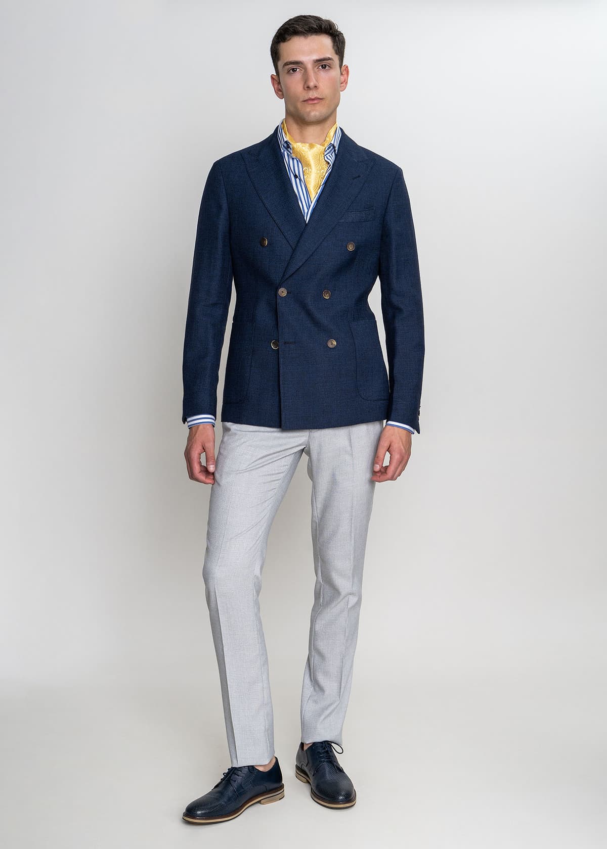 Fragosto Σταυρωτο Σακάκι της σειράς Mojave - FRB23 3827 020 002 Dark Blue