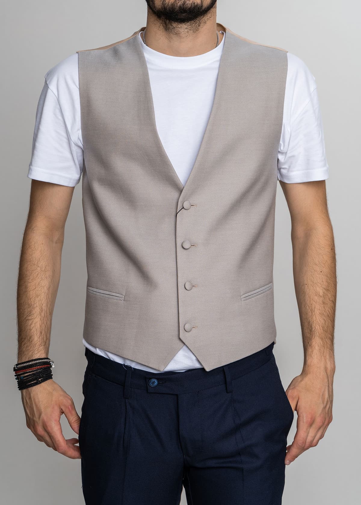 Men's Vests Guy Laroche Beige