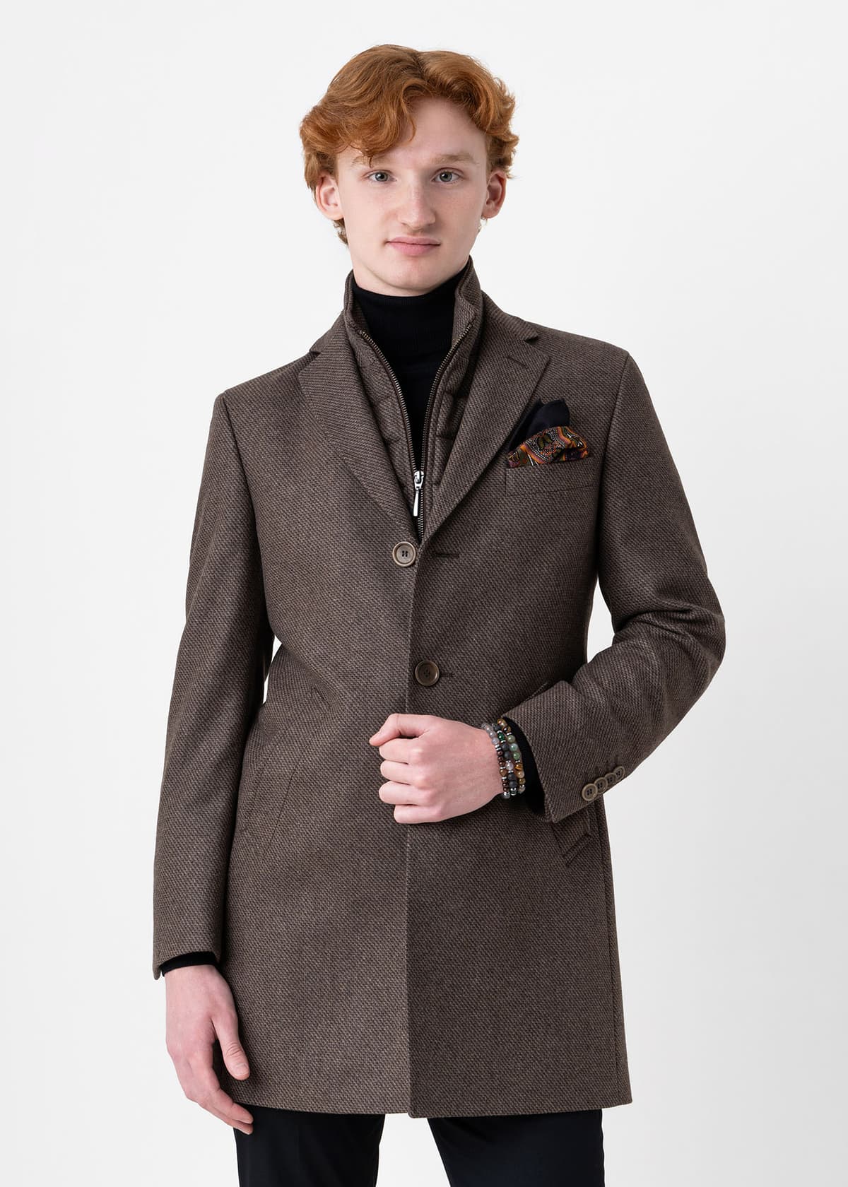 Men's Coats Guy Laroche Brown