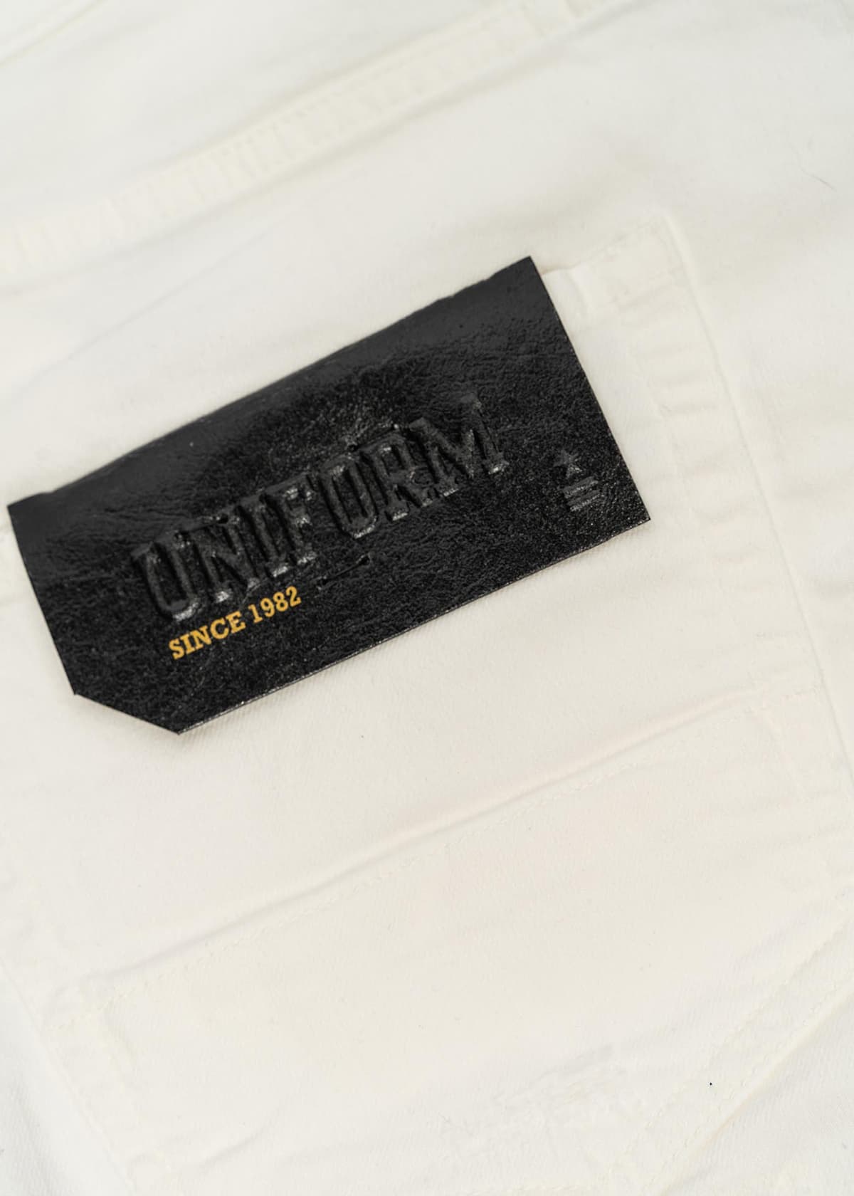 Men's Jeans Uniform White