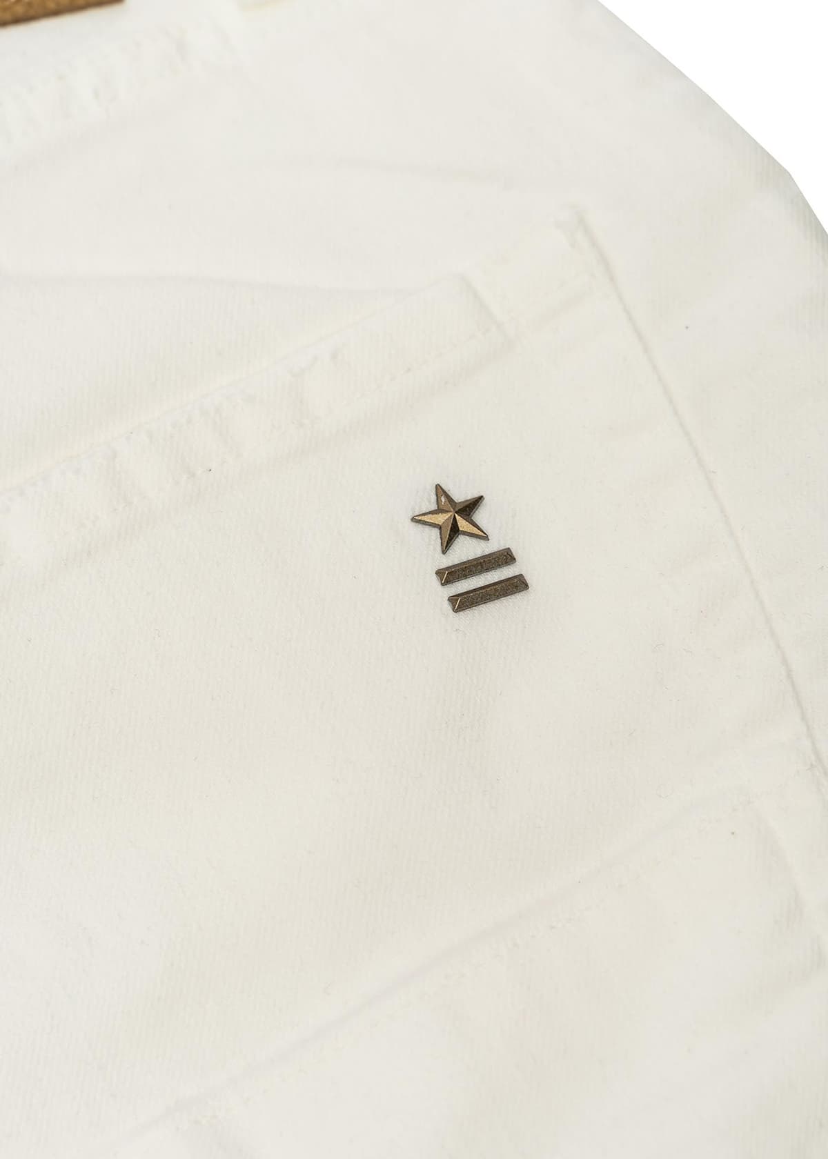 Men's Jeans Uniform White