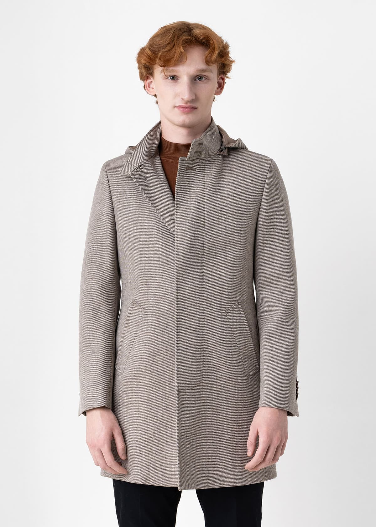 Men's Coats Guy Laroche Brown