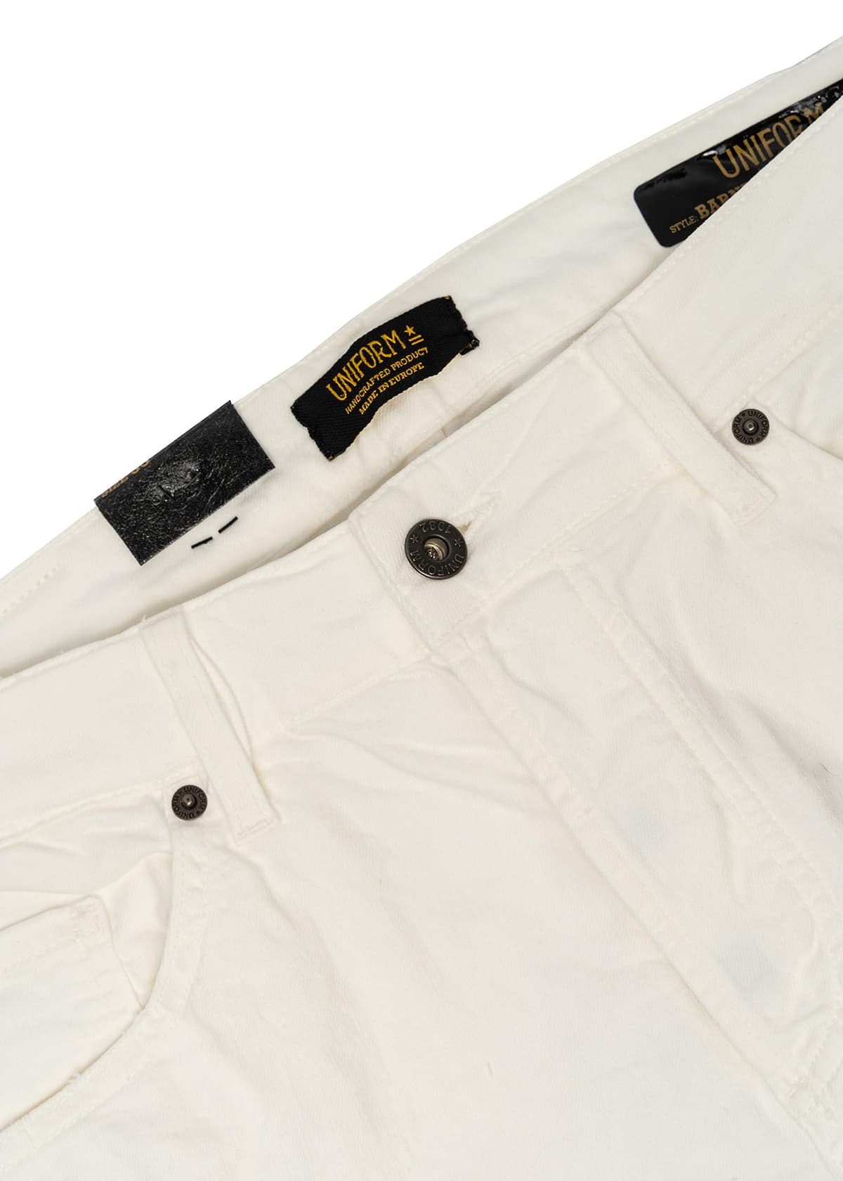 Men's Jeans Uniform White