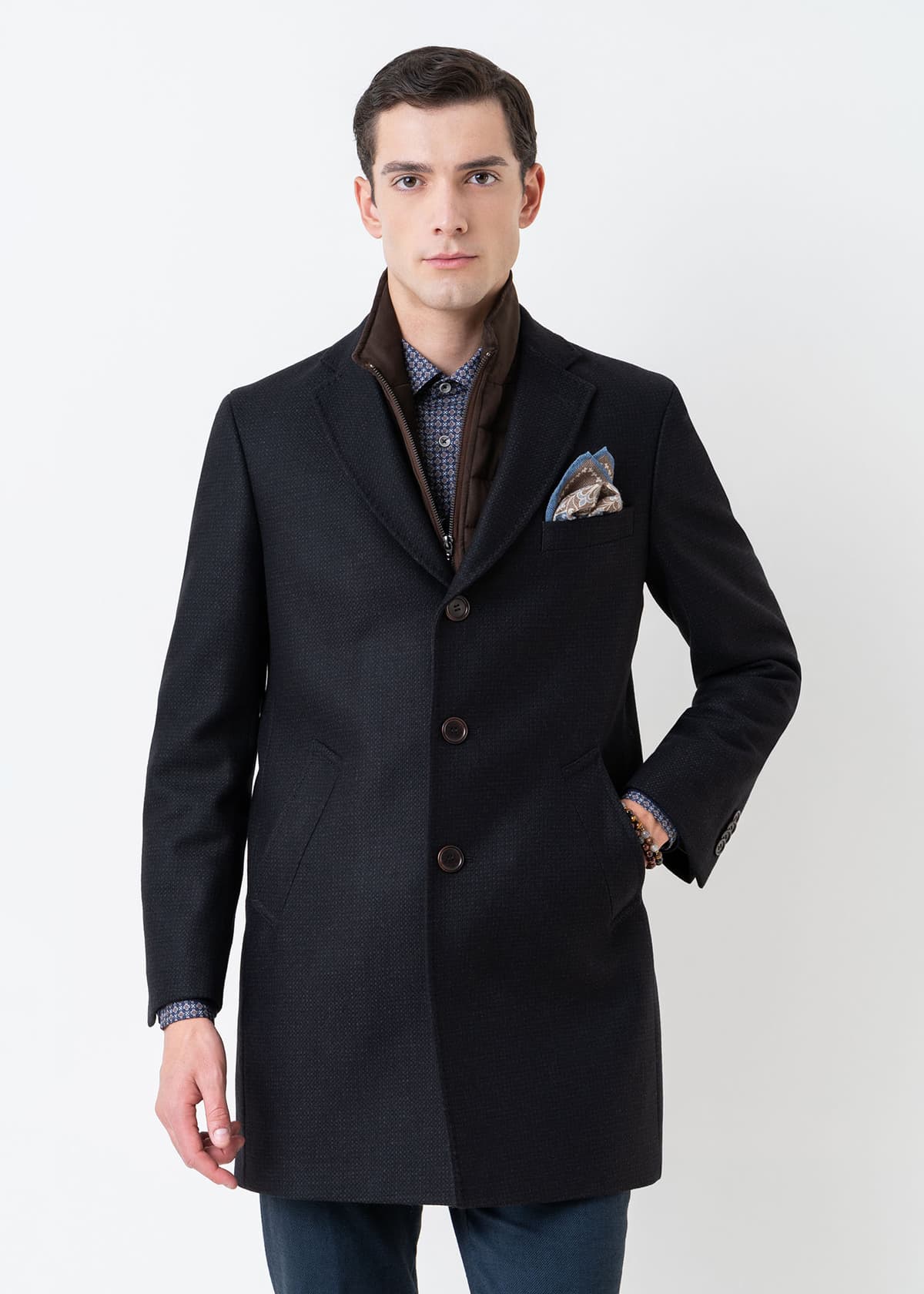 Men's Coats Guy Laroche Brown