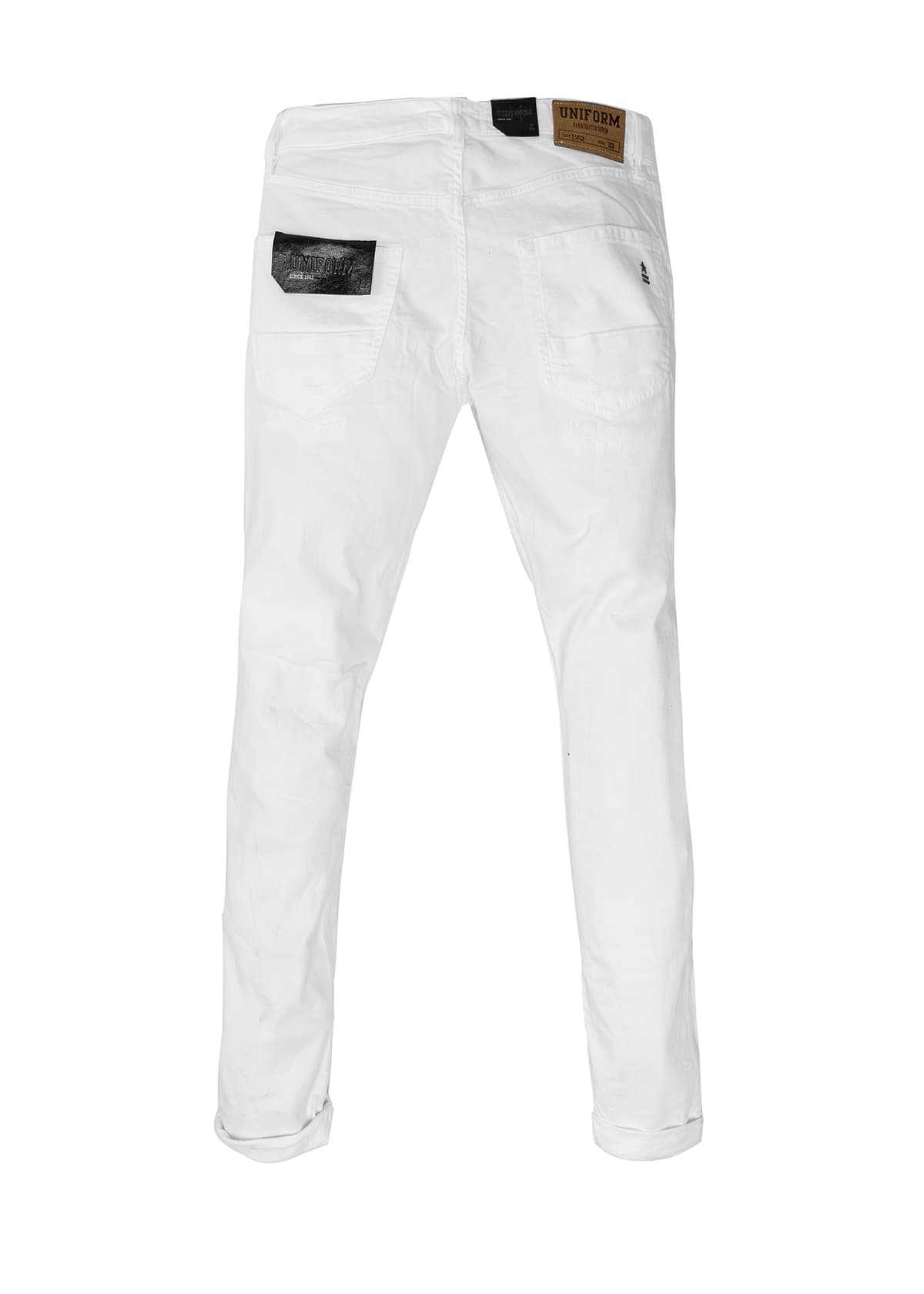 Men's Jeans Uniform White