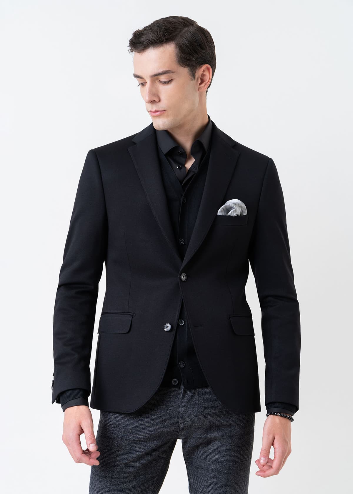 Fragosto Σακάκι της σειράς Pecos - FRB23 3841 021 001 Black