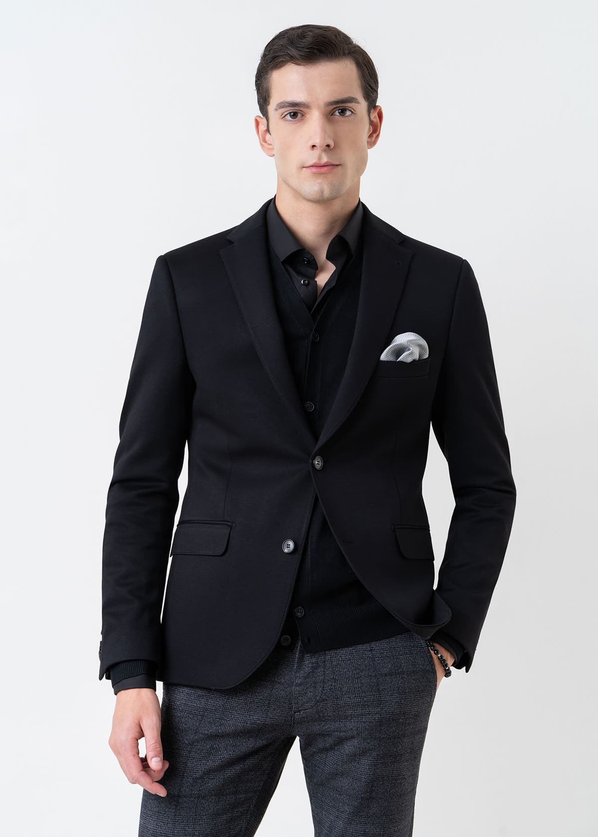 Fragosto Σακάκι της σειράς Pecos - FRB23 3841 021 001 Black