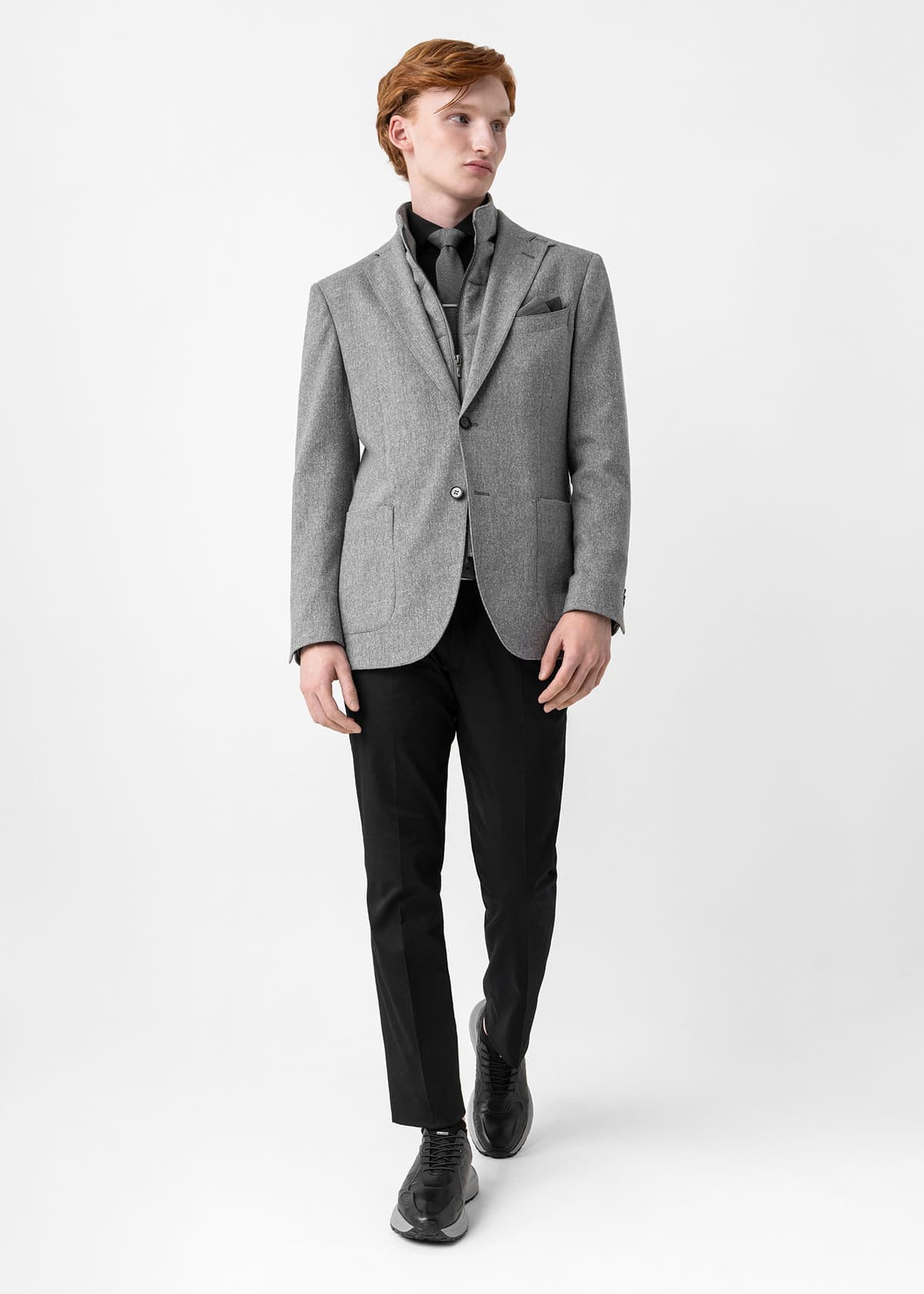 Fragosto Σακάκι της σειράς Bobby - FRB24 3870 023 011 Grey