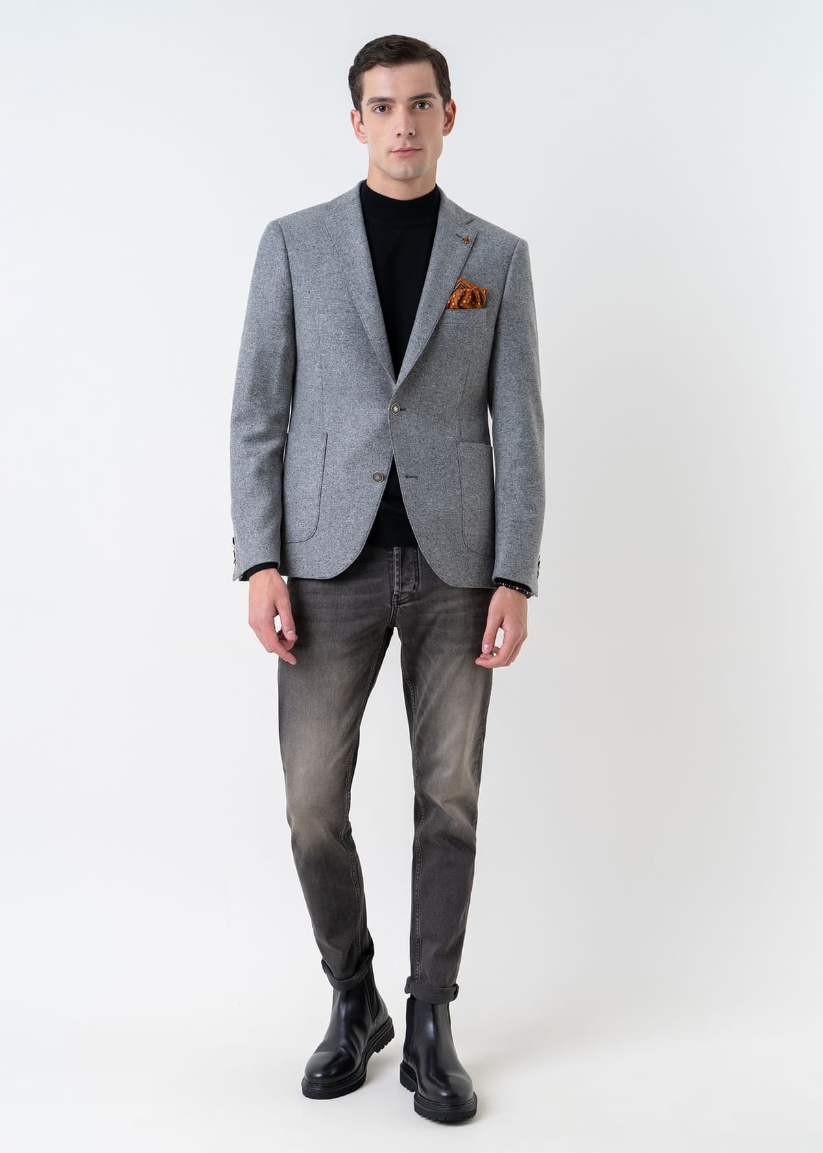 Fragosto Σακάκι της σειράς Humboldt - FRB23 3834 021 003 Dark Grey