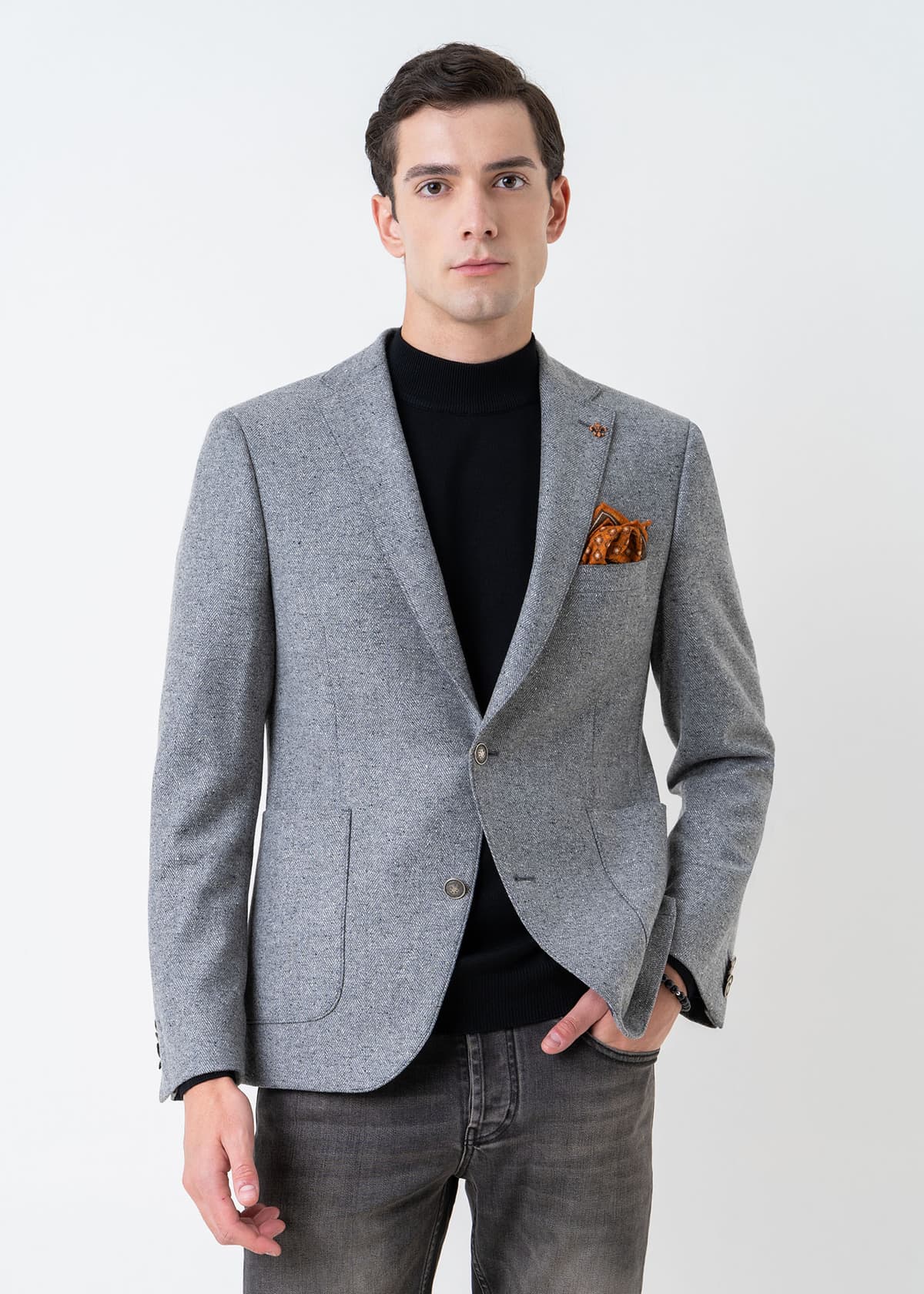 Men's Blazers Fragosto Gray